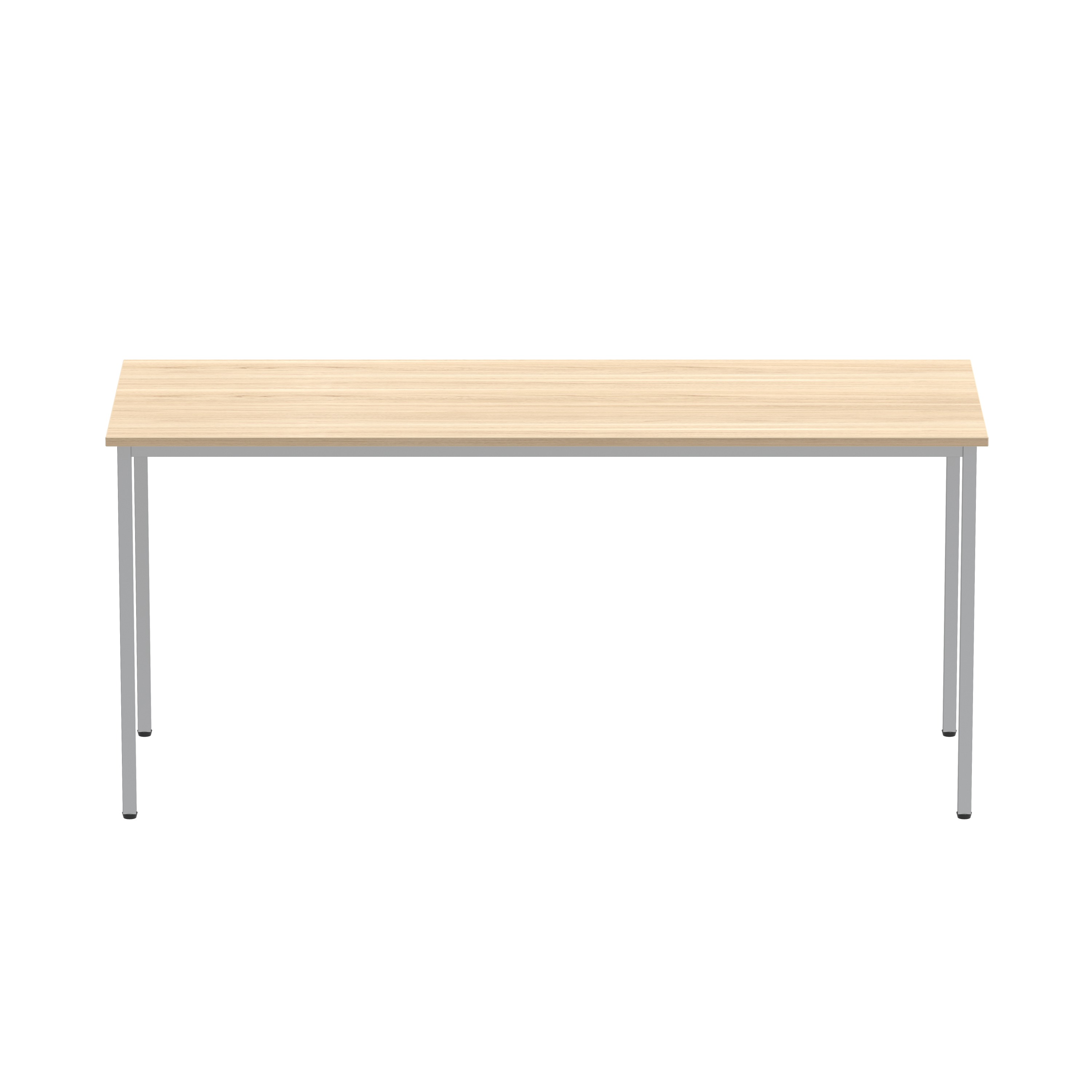 Office Rectangular Multi-Use Table (FSC) | 1600X600 | Canadian Oak/Silver thumbnail 3