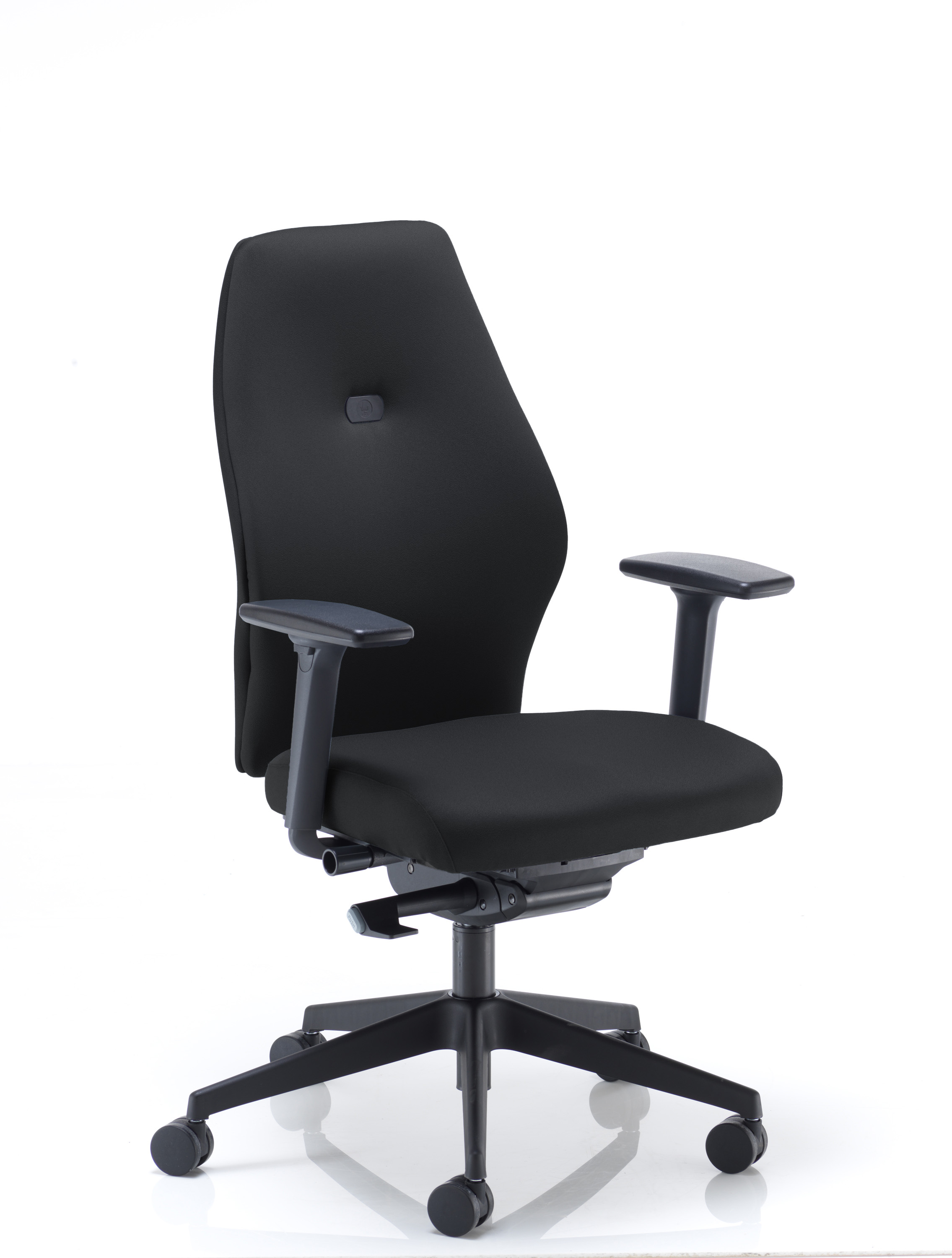 Deluxe+Ergonomic+Posture+Chair+with+Height+and+Depth+Adjustable+Arms+Black