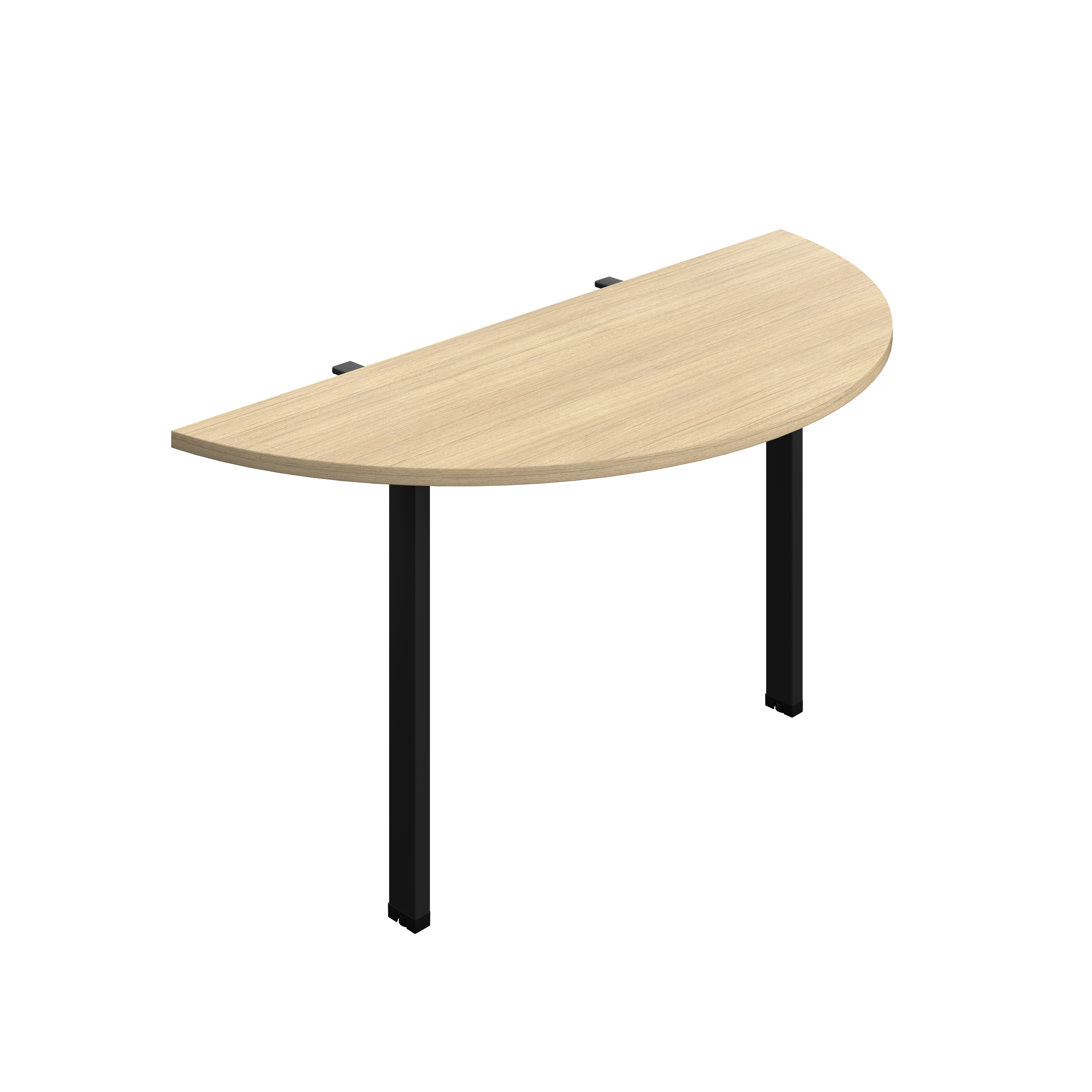 Synergy Screen Depth D-End Single Person Bench : Goal Post Leg : 1400 | 600 | Nova Oak/Black