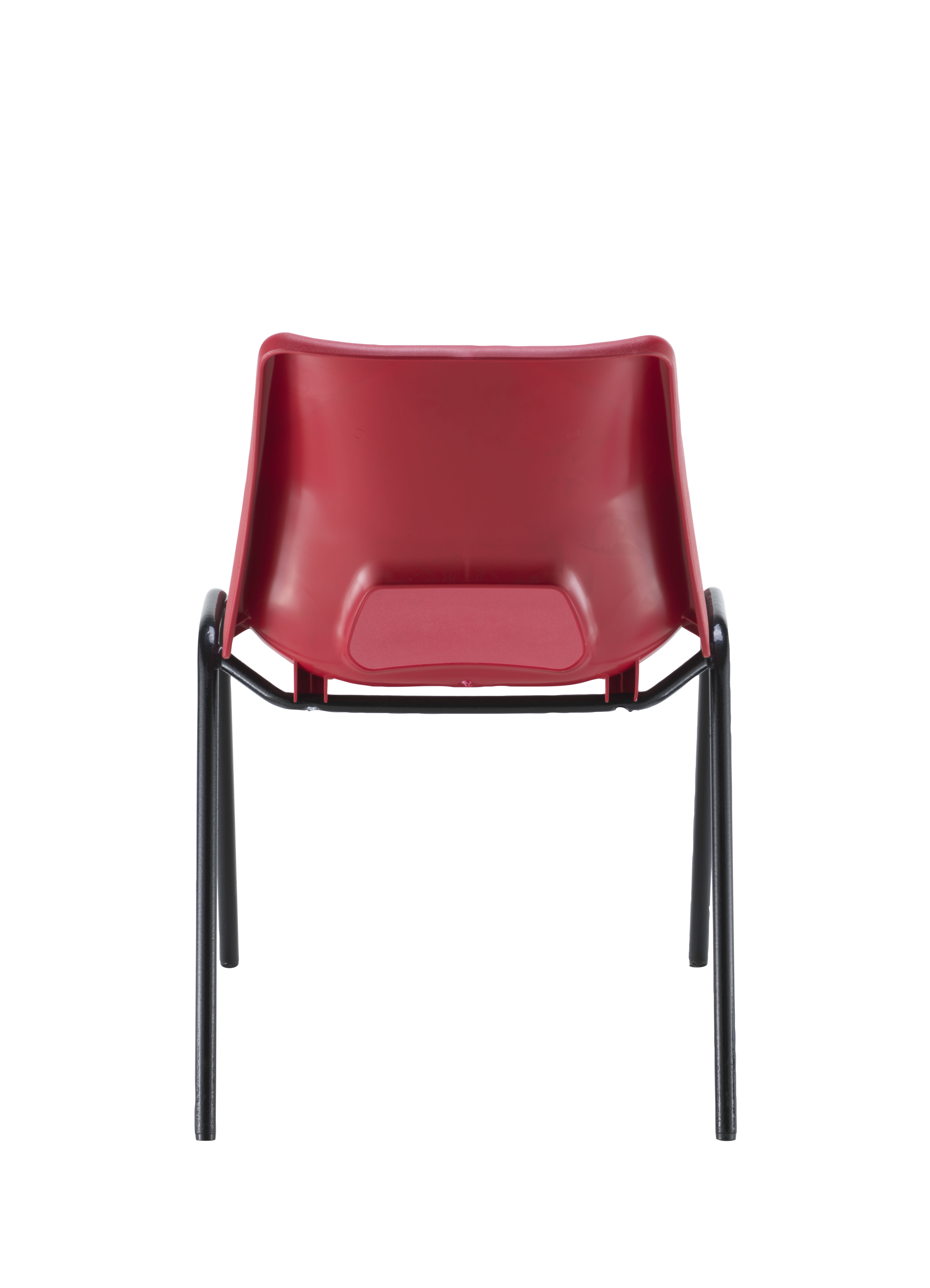 Economy Polypropylene Chair | Red thumbnail 5