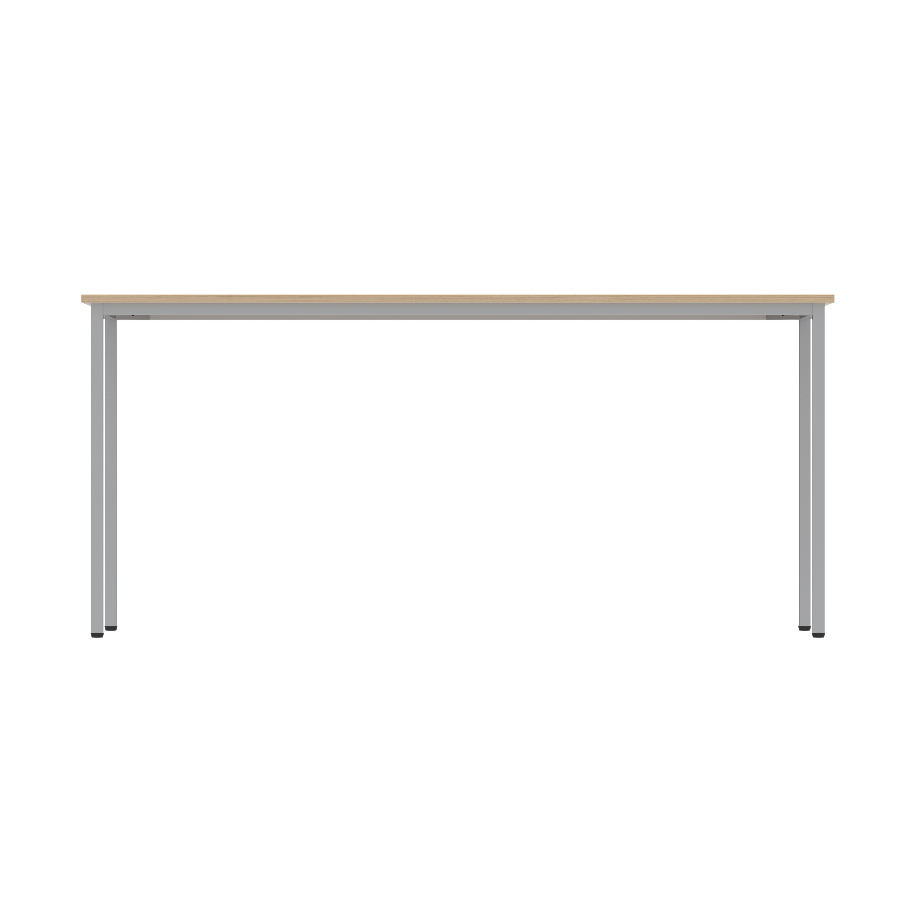 Office Rectangular Multi-Use Table (FSC) | 1600X600 | Canadian Oak/Silver thumbnail 5