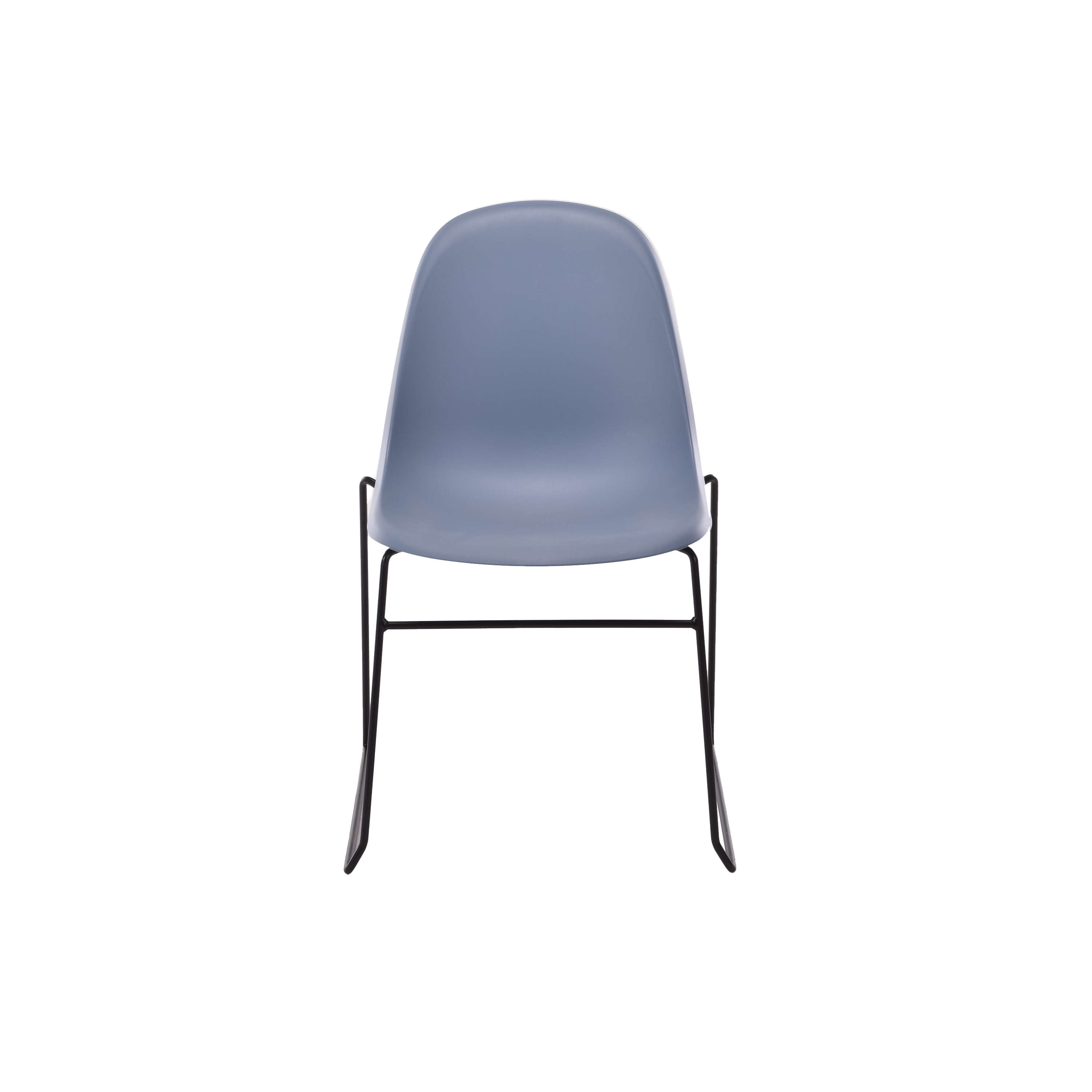 Lizzie Skid Chair | Steel Blue thumbnail 2