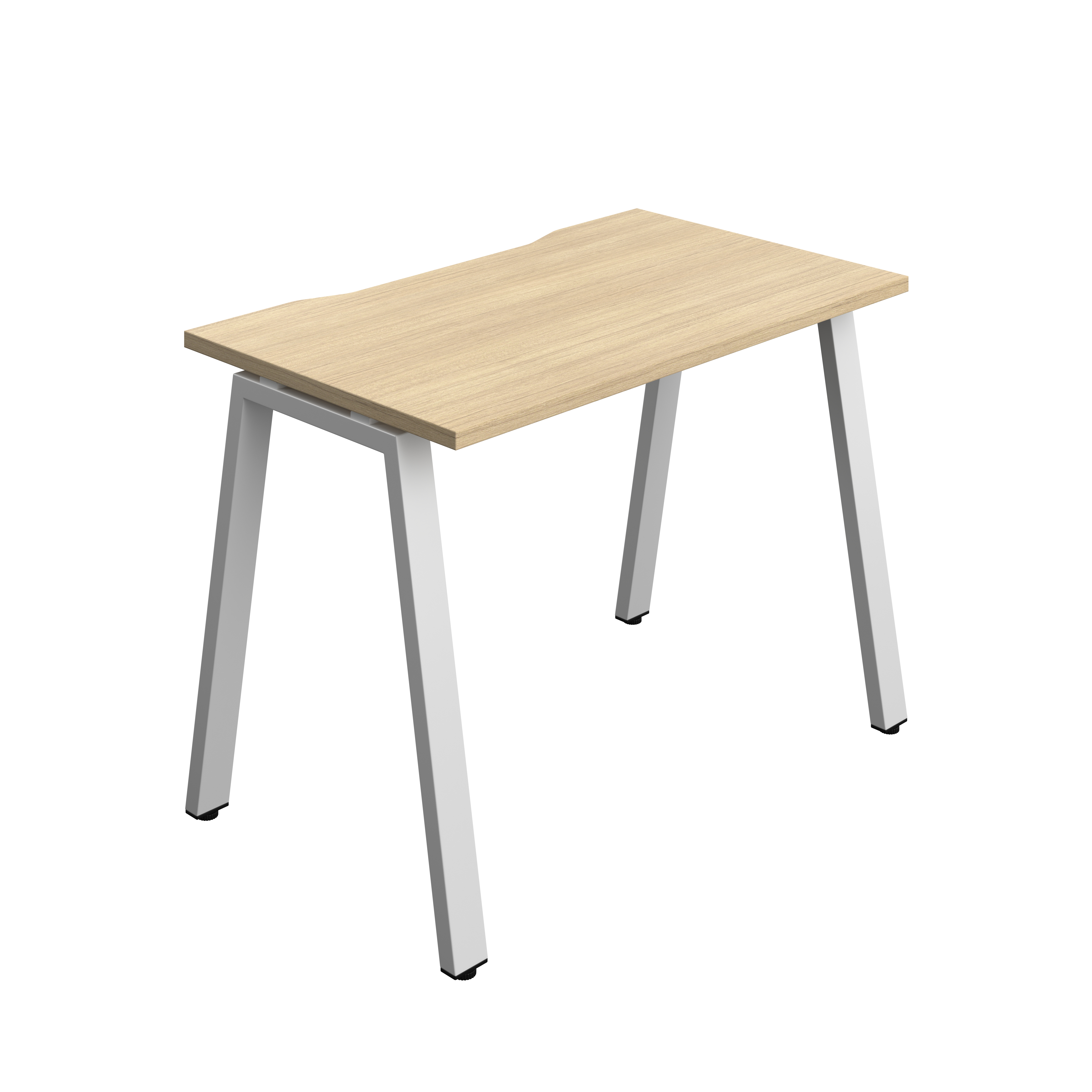 Synergy Bench with Cut Out: 1 Person (FSC) : A-Frame Leg : 1000 | 600 | Unlimited/Silver
