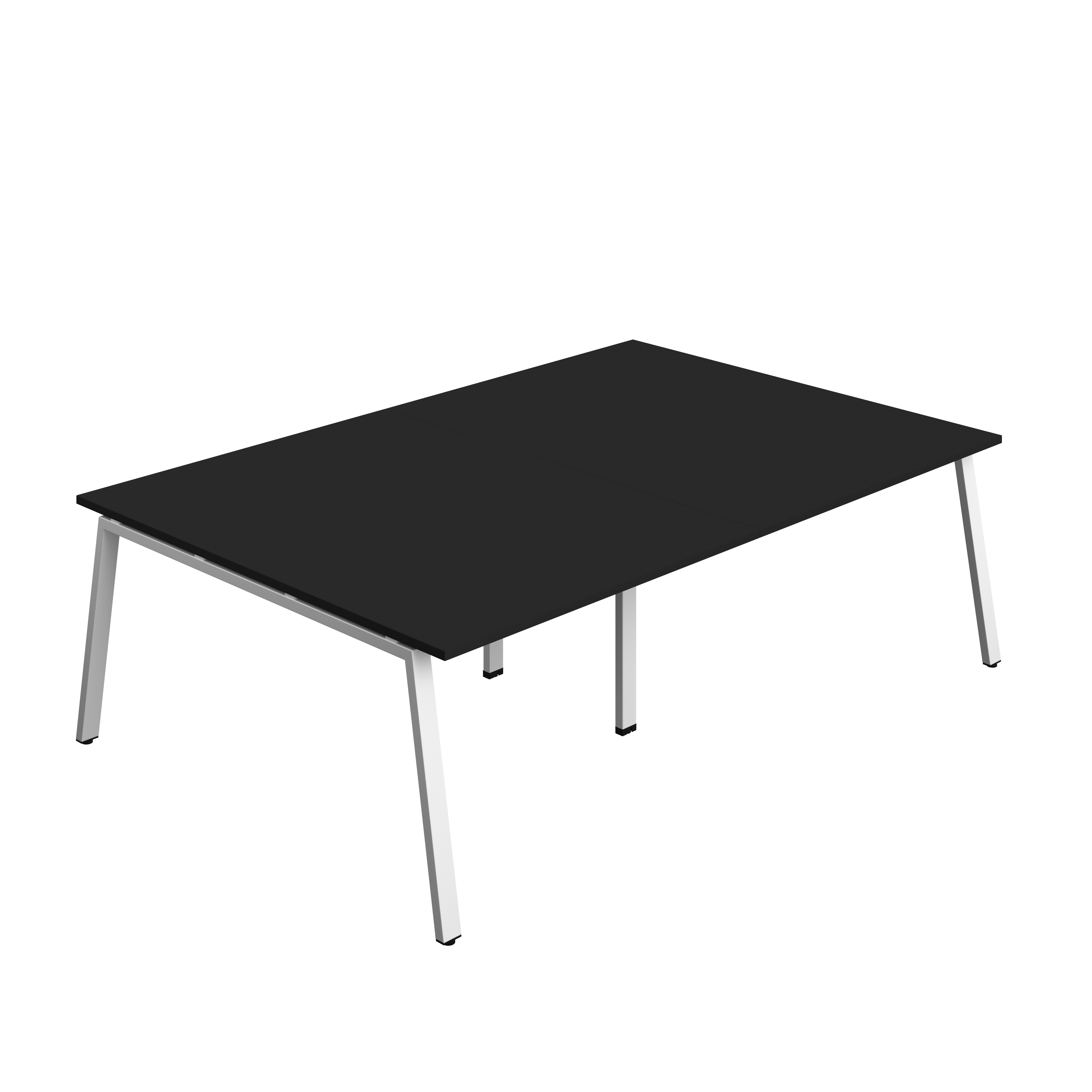 Synergy Meeting Table (FSC) : A-Frame Leg : 2400 | 1600 | Black/White