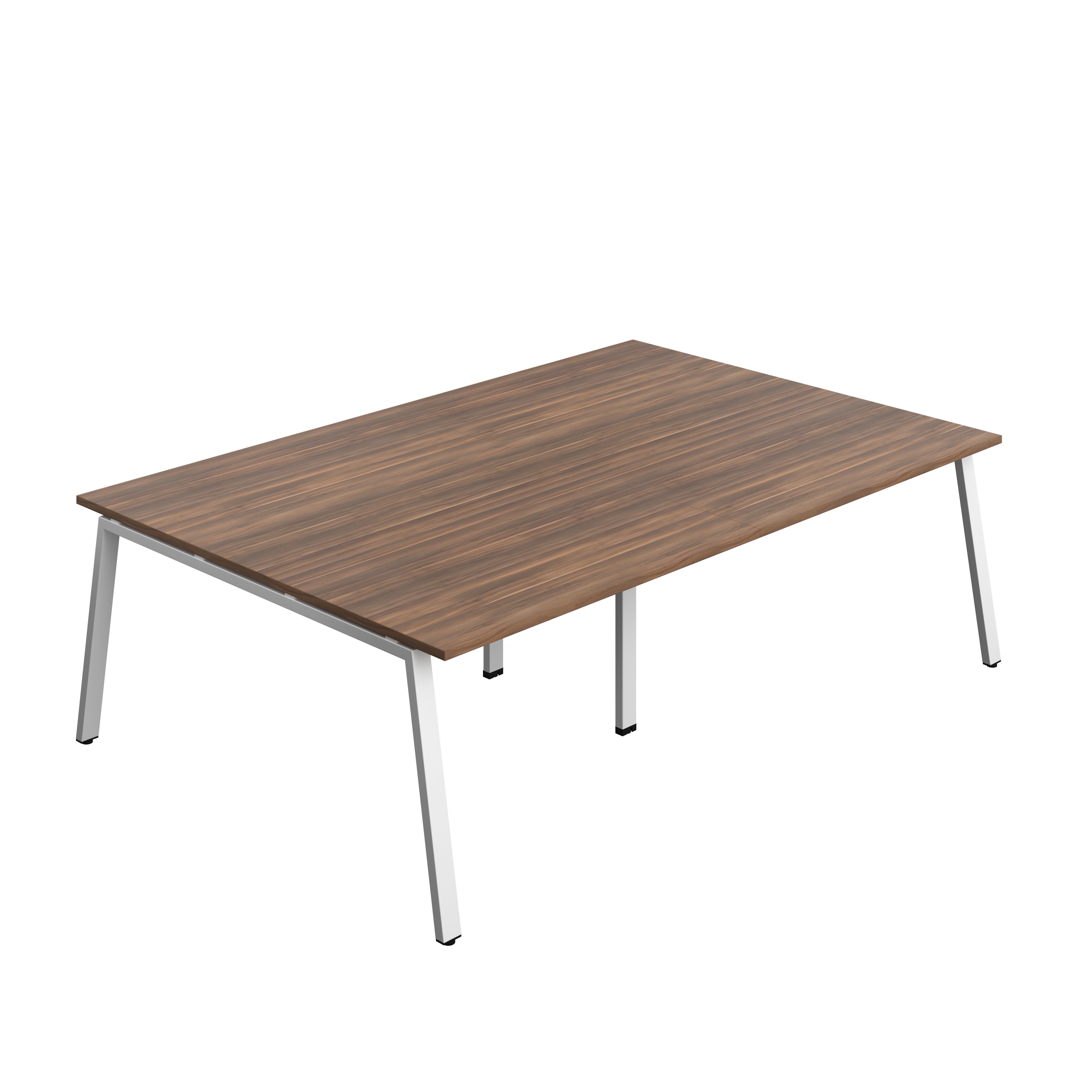 Synergy Meeting Table (FSC) : A-Frame Leg : 2400 | 1600 | Dark Walnut/White