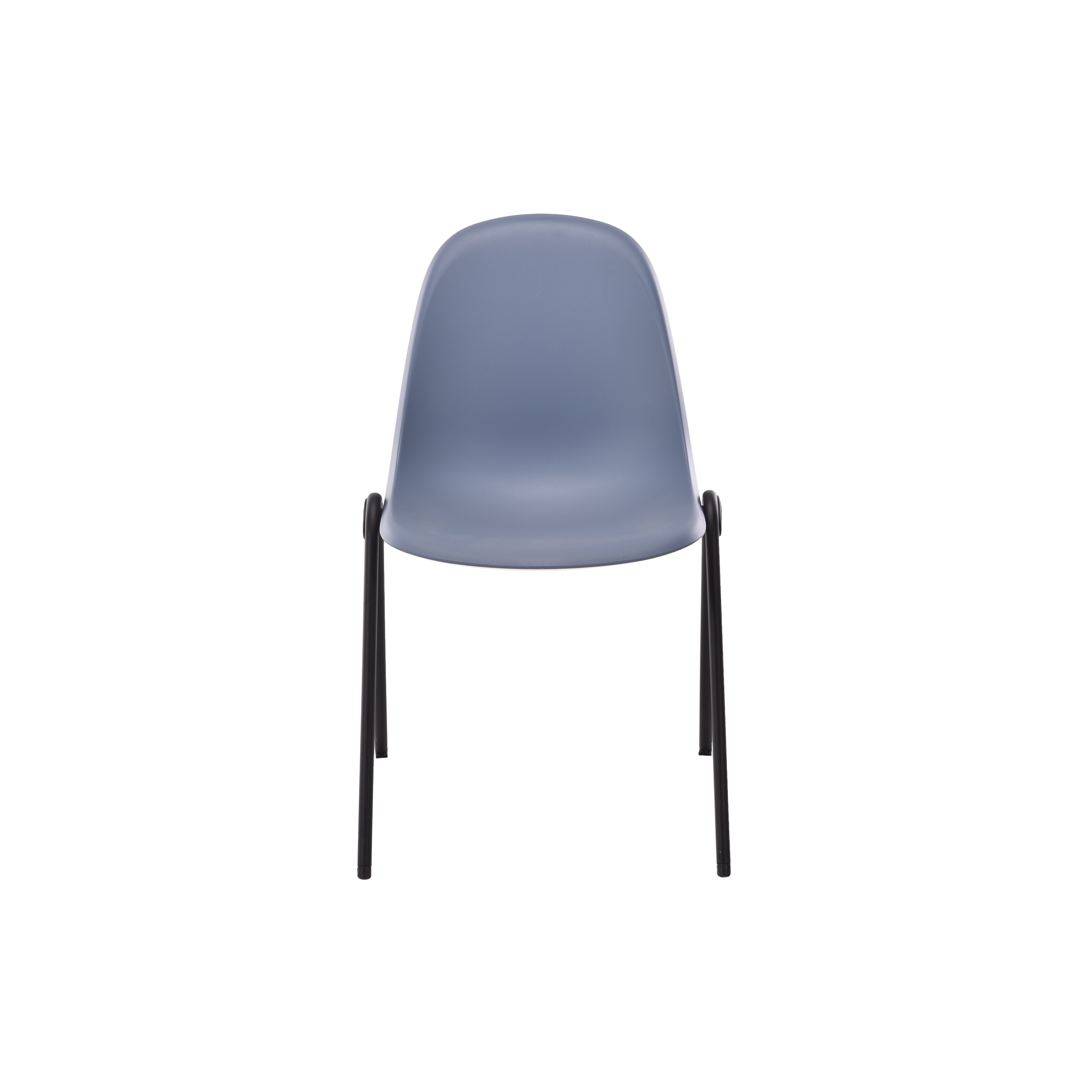 Lizzie 4 Leg Chair | Steel Blue thumbnail 2