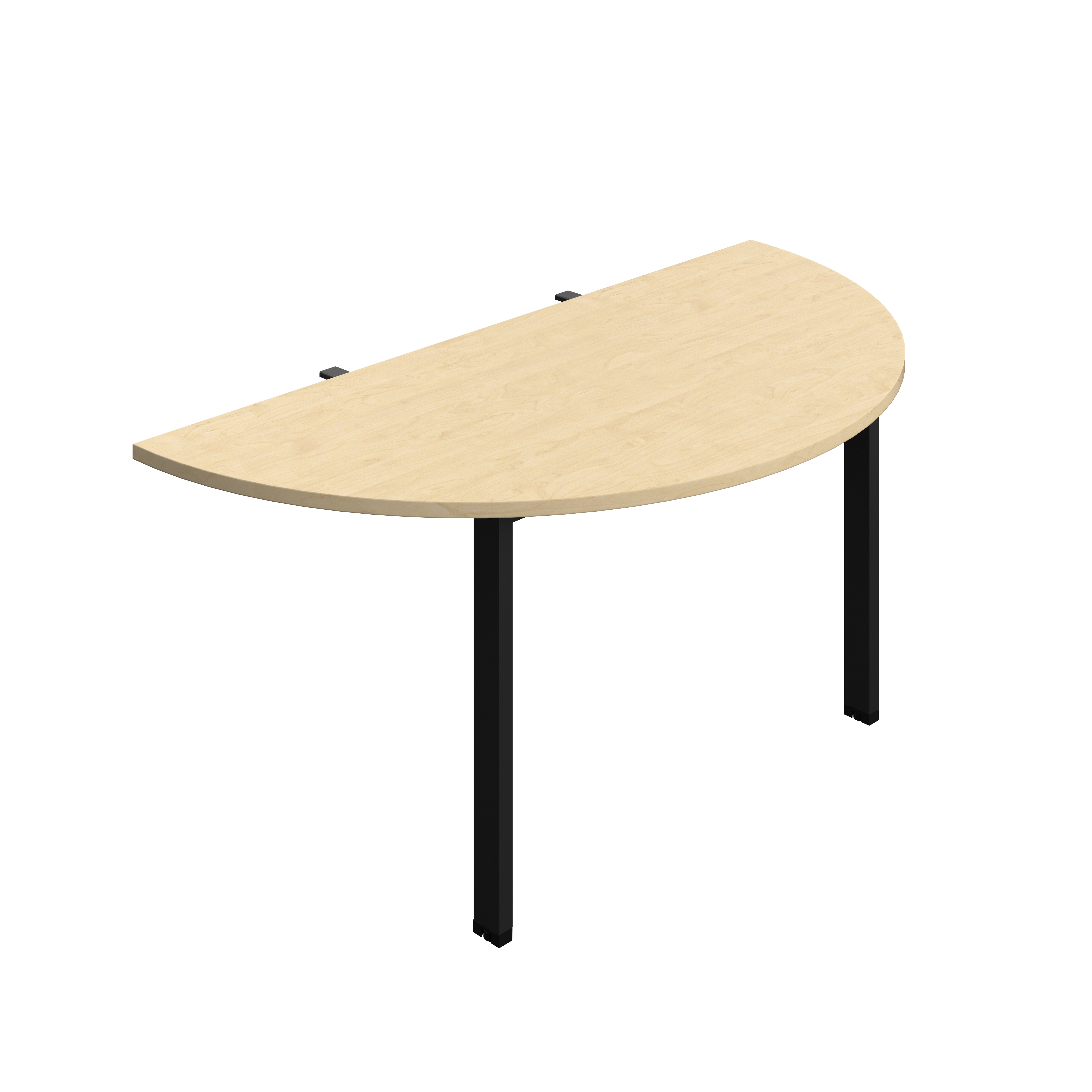 Synergy Screen Depth D-End Single Person Bench : Goal Post Leg : 1400 | 800 | Maple/Black
