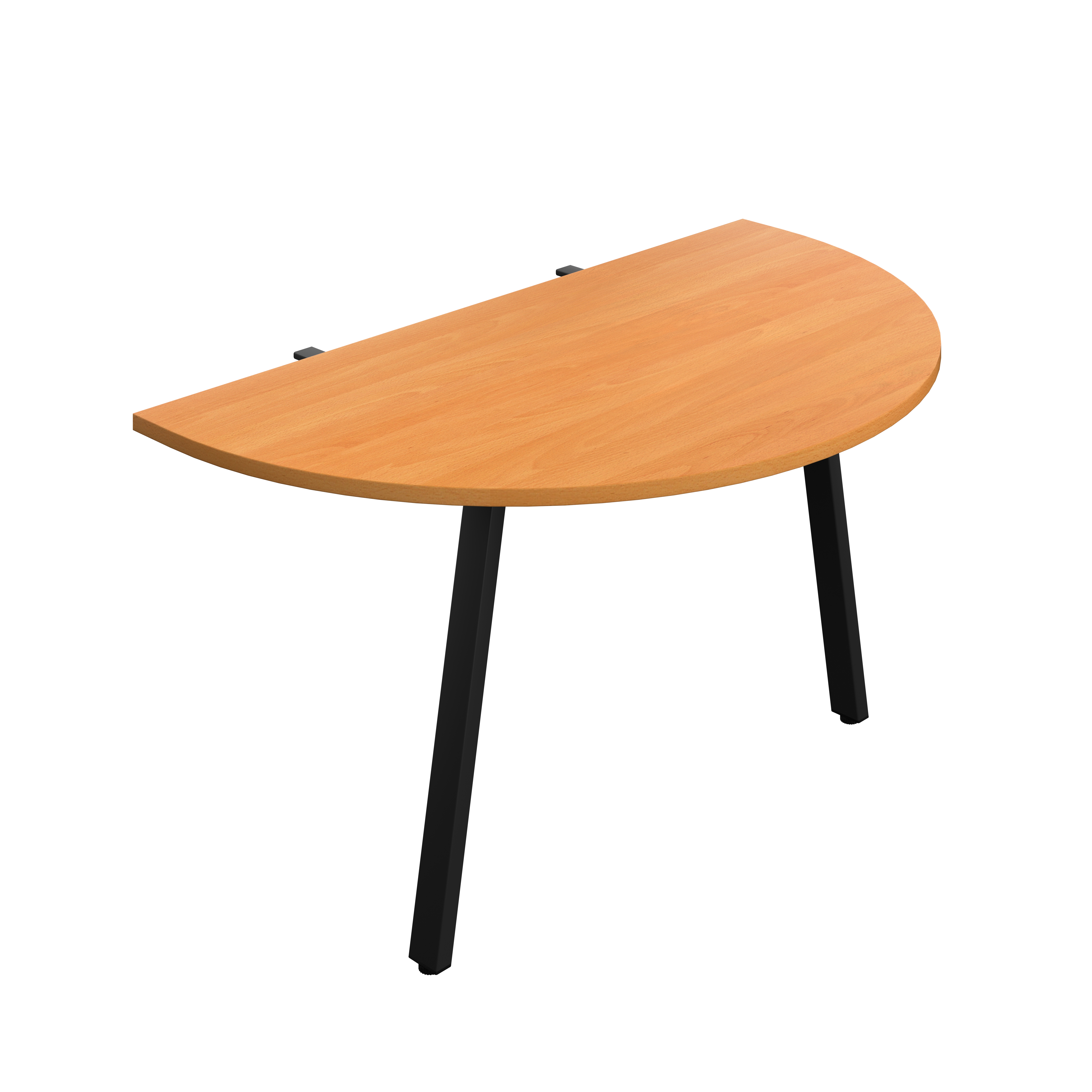 Synergy Screen Depth D-End Single Person Bench : A-Frame Leg : 1400 | 800 | Beech/Black