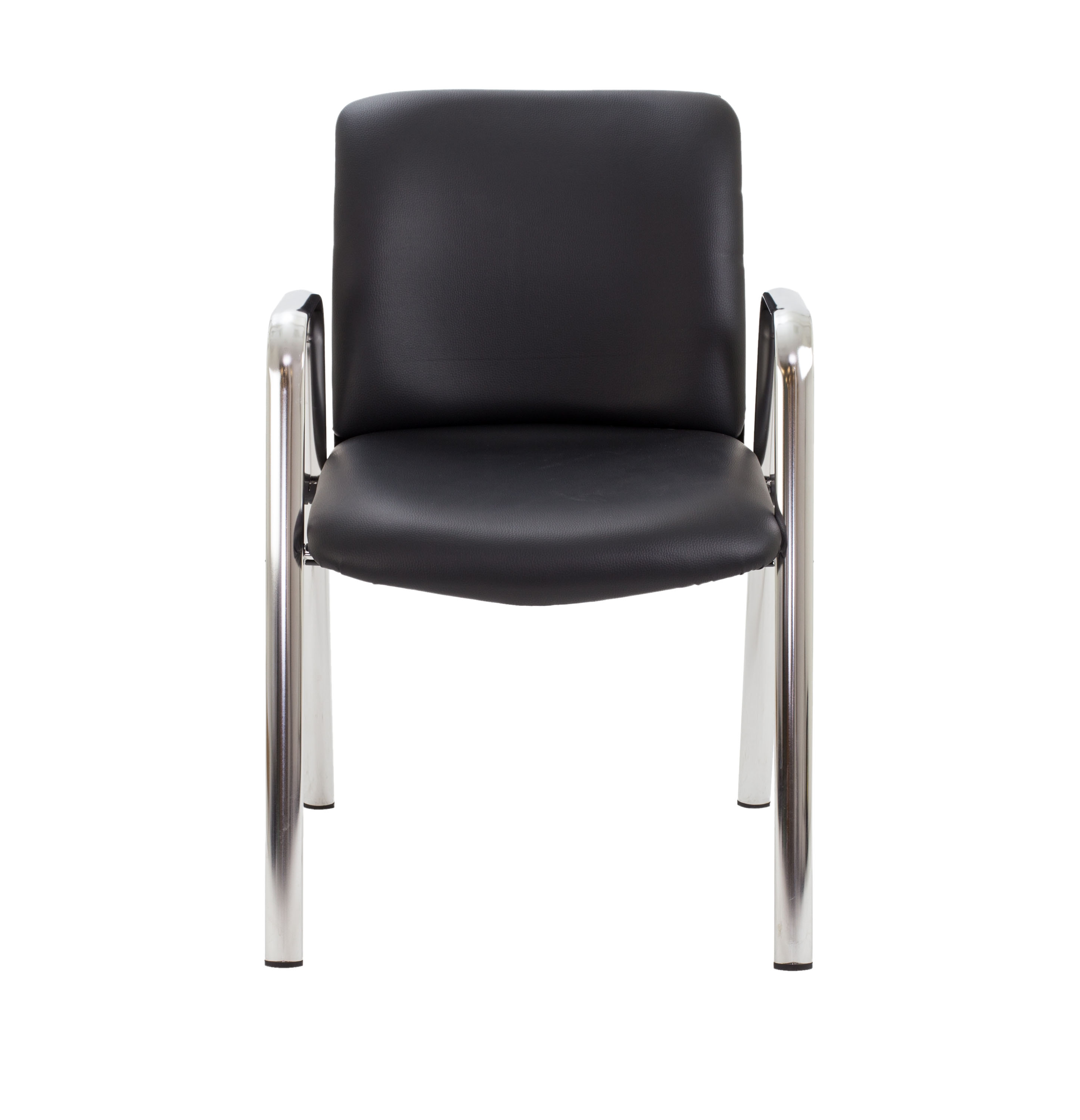 Pavilion Armchair | Black PU/Chrome thumbnail 2