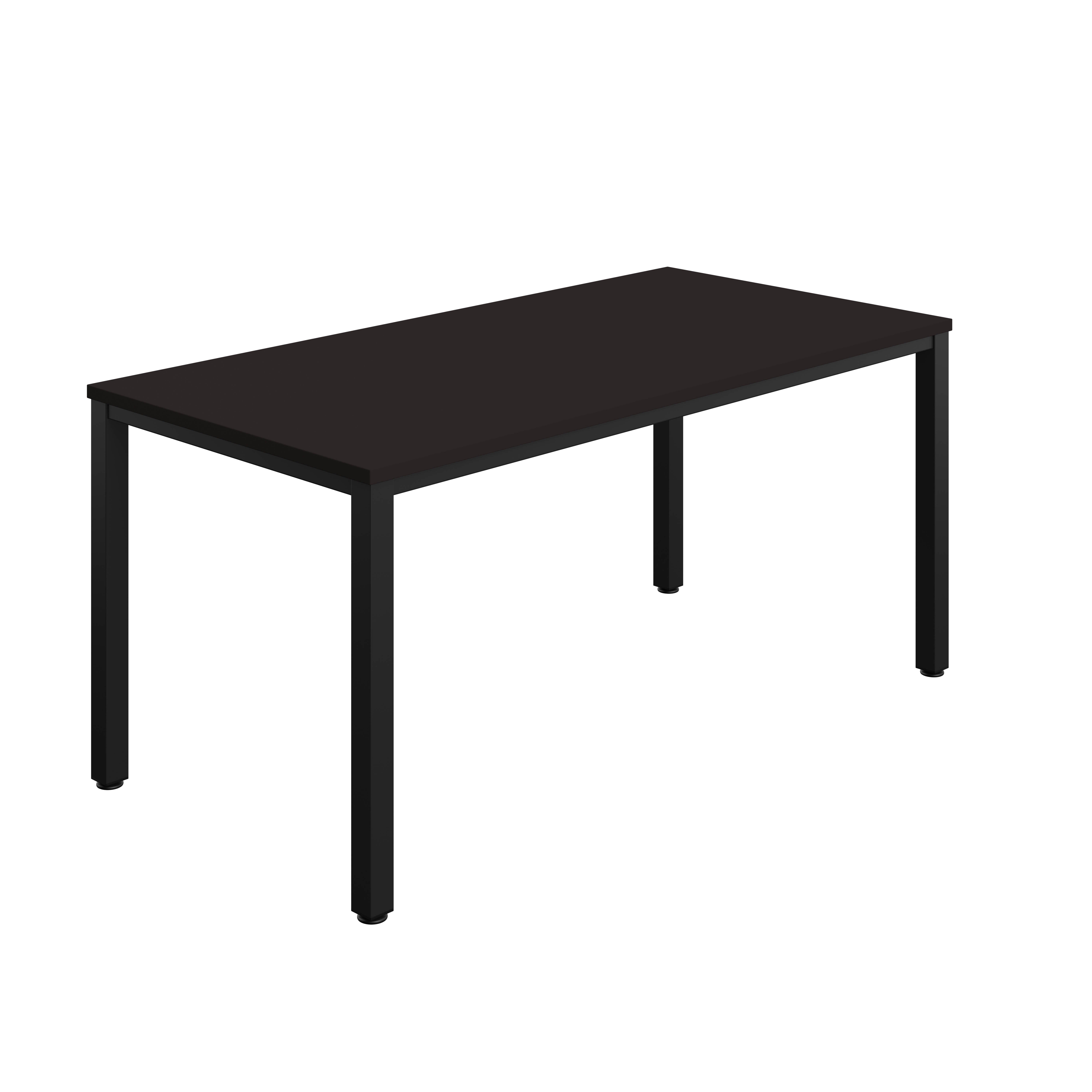 Fraction Infinity Rectangular Meeting Table (FSC) | 1600 X 800 | Anthracite/Black