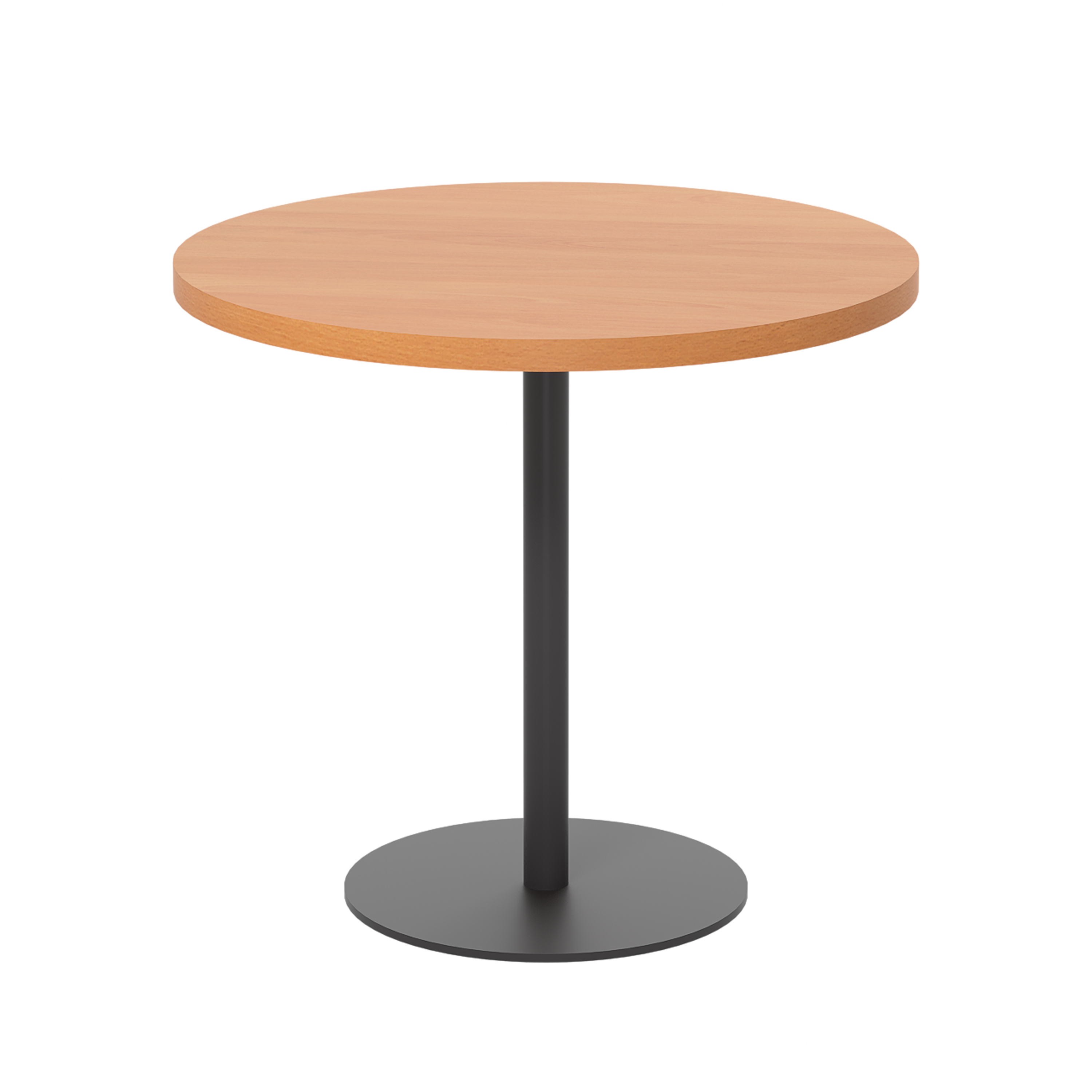 Contract Table Mid (FSC) | 800mm | Beech/Black thumbnail 3