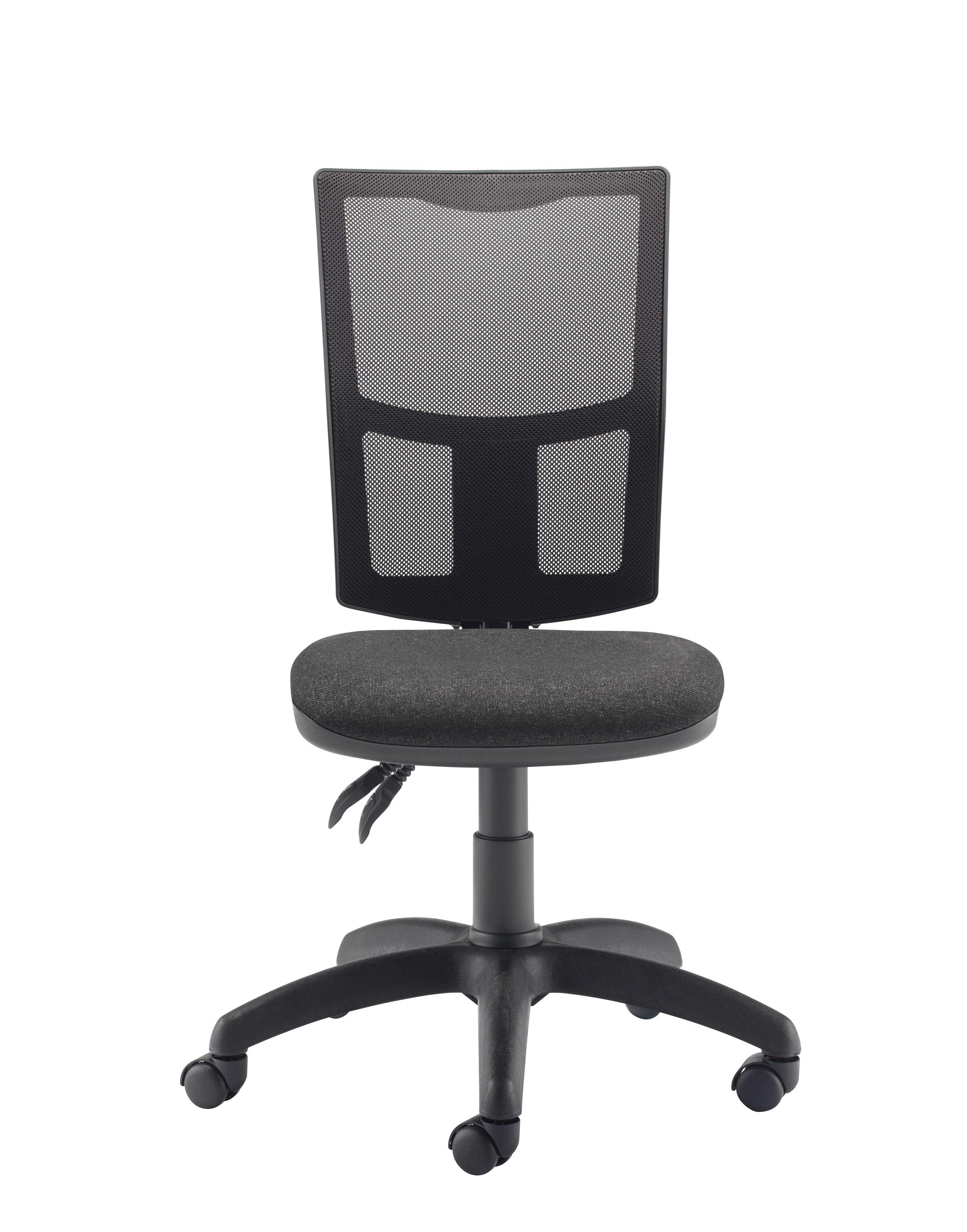 Calypso 2 Mesh Office Chair | No Arms | Charcoal thumbnail 2