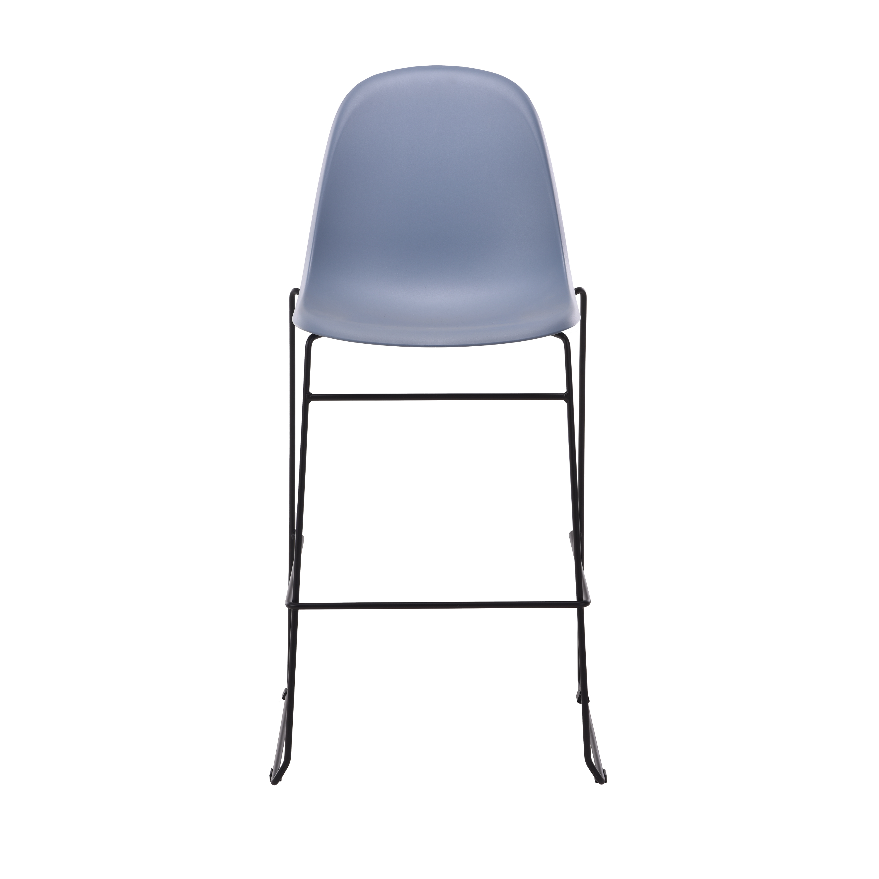 Lizzie High Stool | Steel Blue thumbnail 2