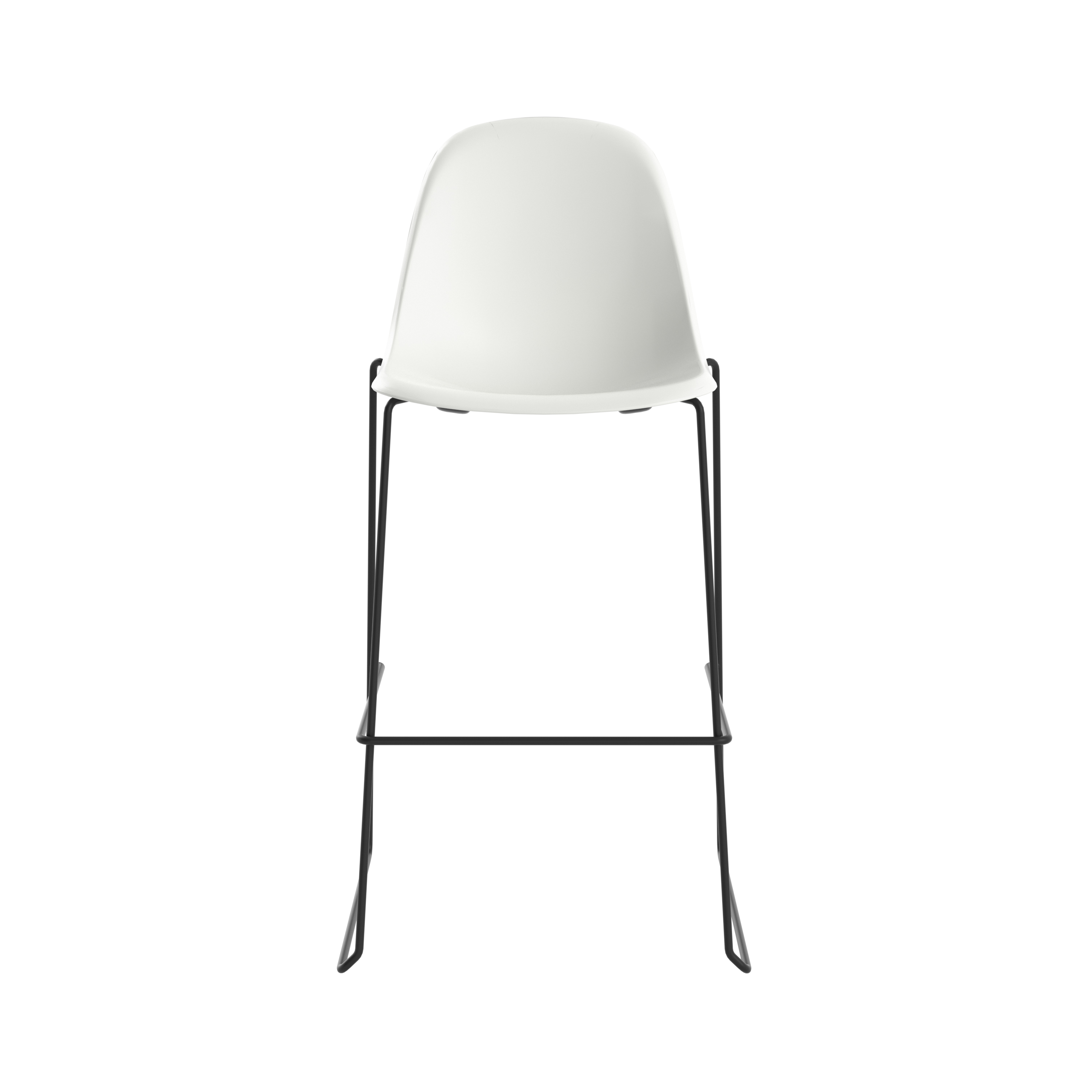 Lizzie High Stool | White thumbnail 2
