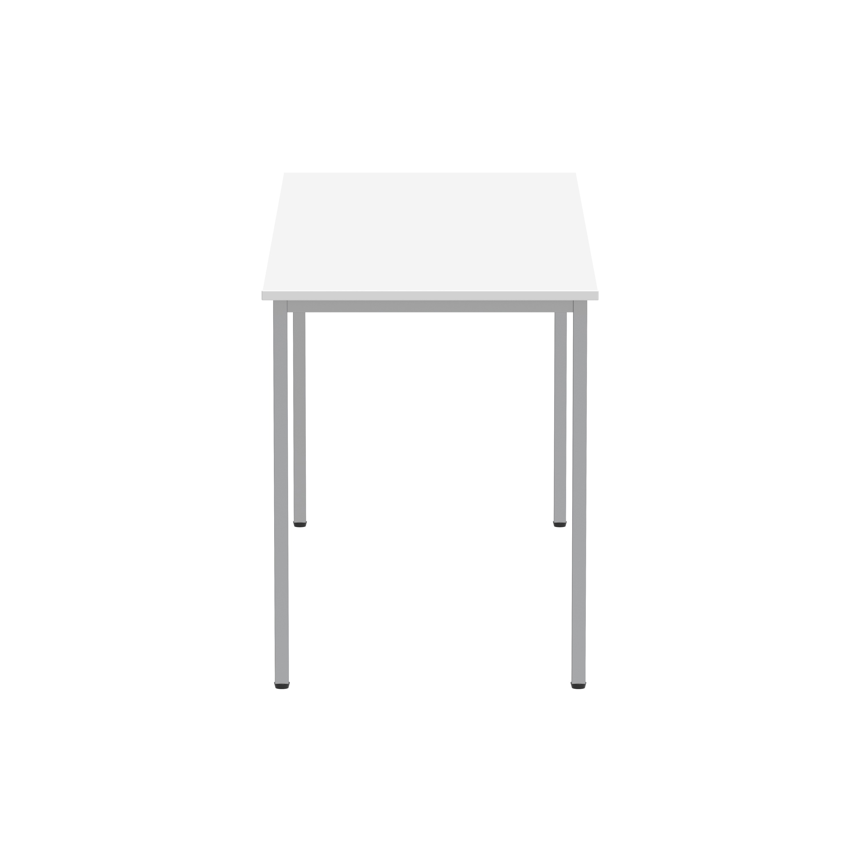 Office Rectangular Multi-Use Table (FSC) | 1600X600 | Arctic White/Silver thumbnail 5