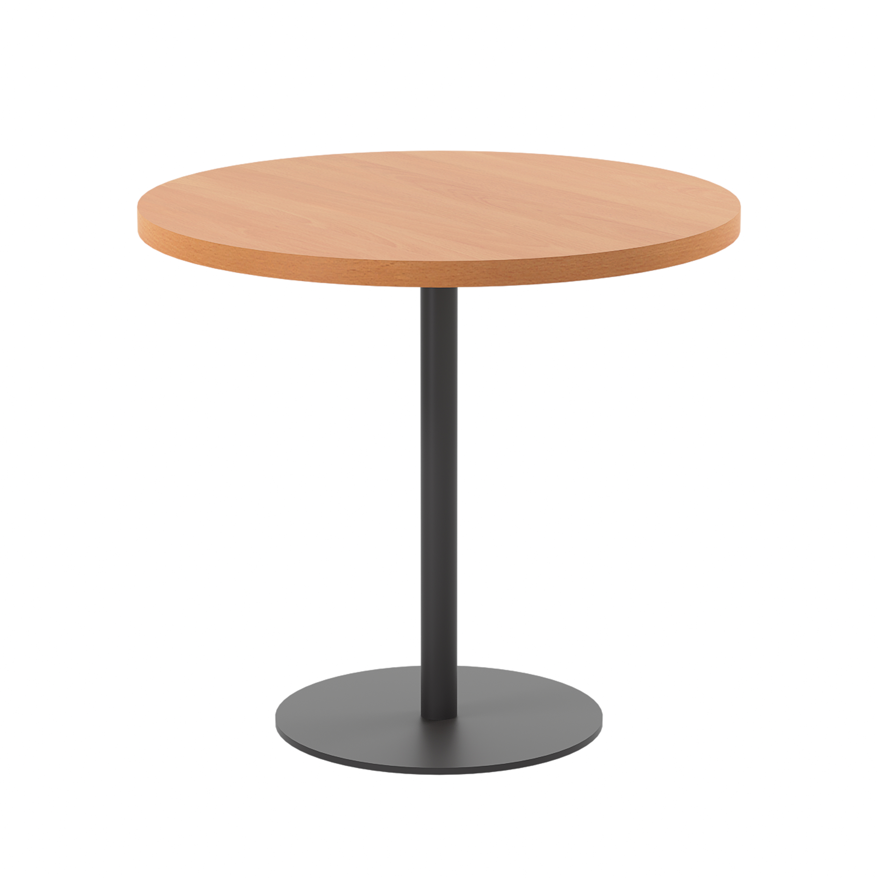 Contract Table Mid (FSC) | 800mm | Beech/Black thumbnail 4
