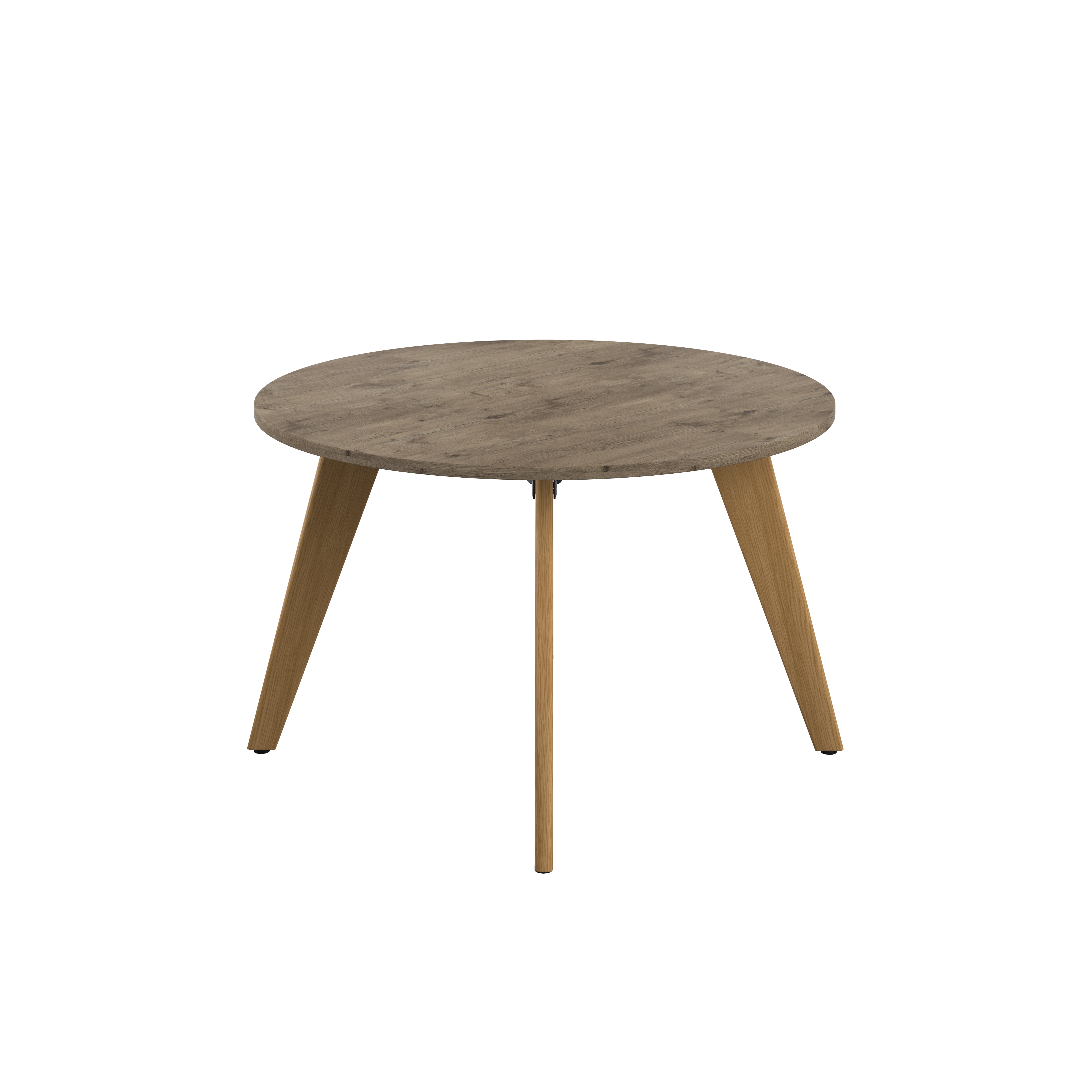 Plateau Round Table (FSC) | 1200mm | Grey Nebraska Oak