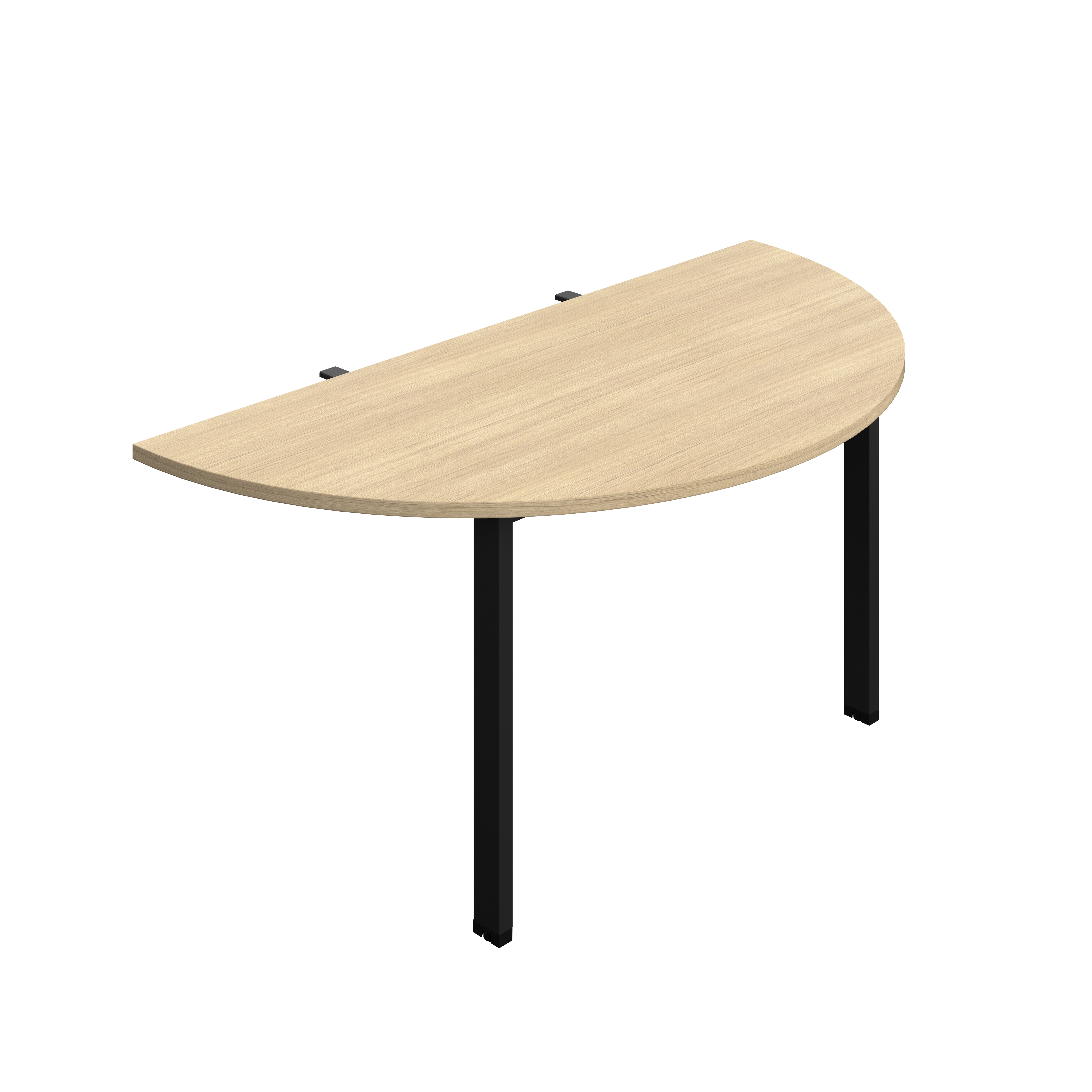 Synergy Screen Depth D-End Single Person Bench : Goal Post Leg : 1400 | 800 | Nova Oak/Black