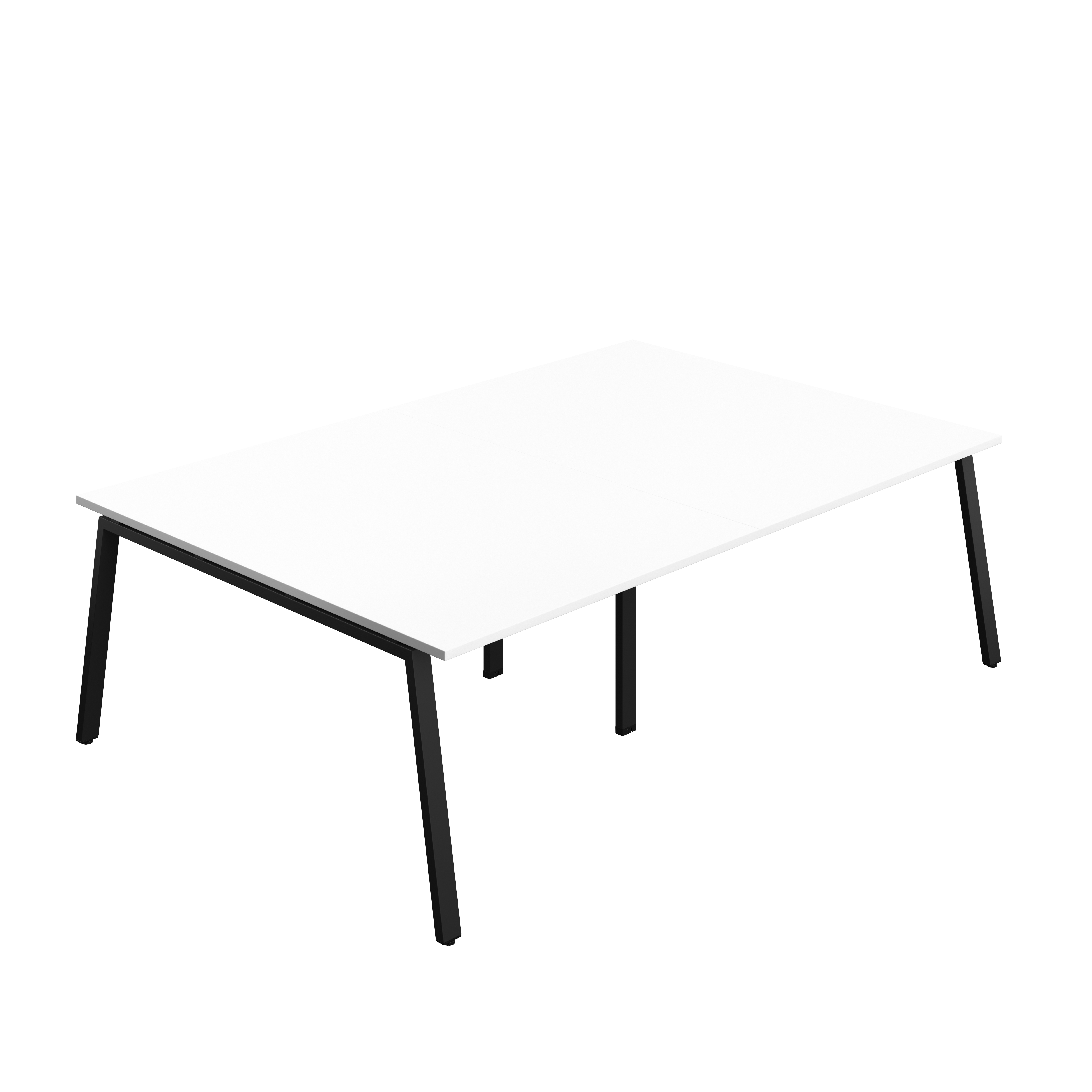 Synergy Meeting Table (FSC) : A-Frame Leg : 2400 | 1600 | White/Black
