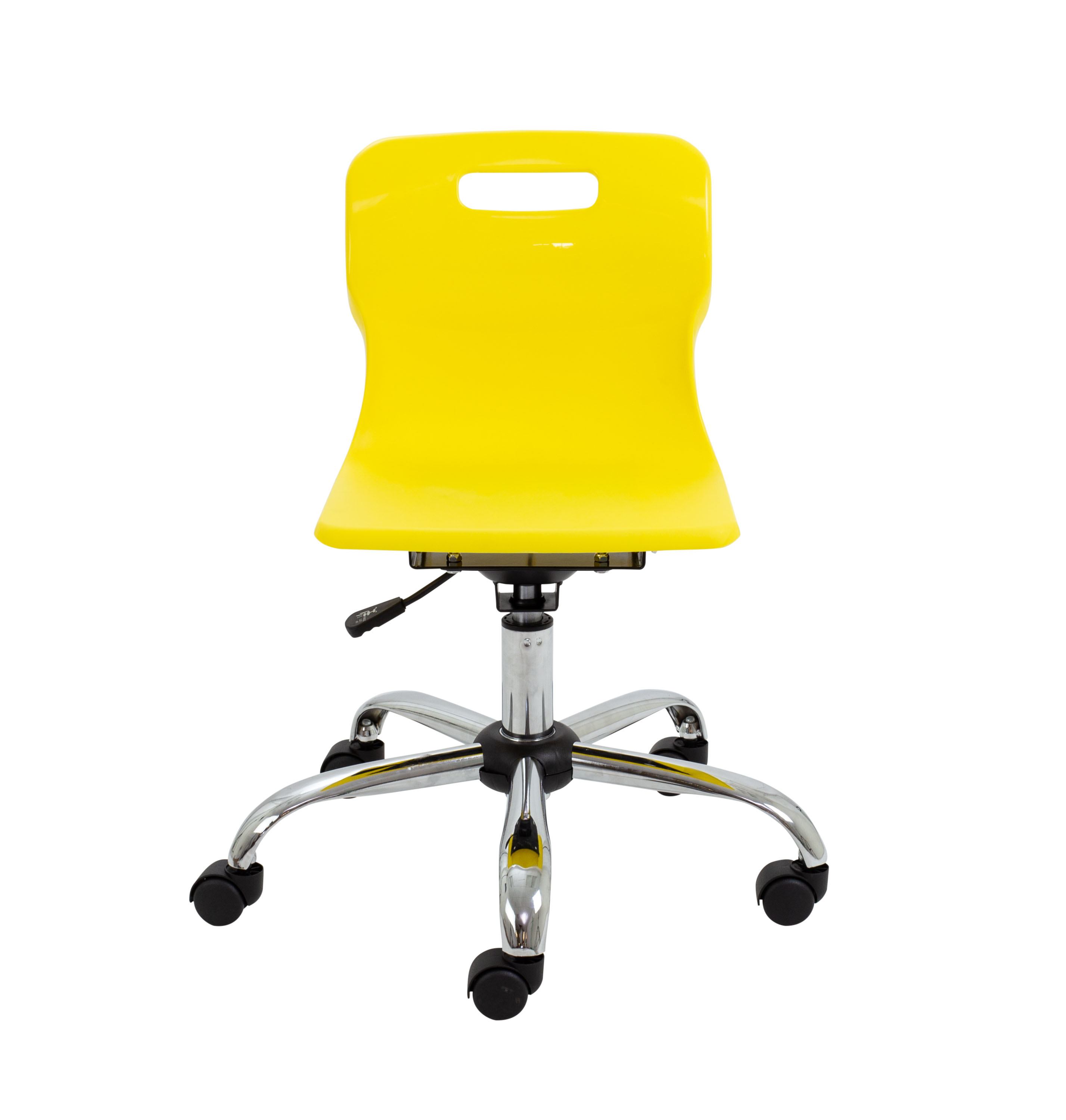 Titan Swivel Junior Chair with Chrome Base and Castors thumbnail 2