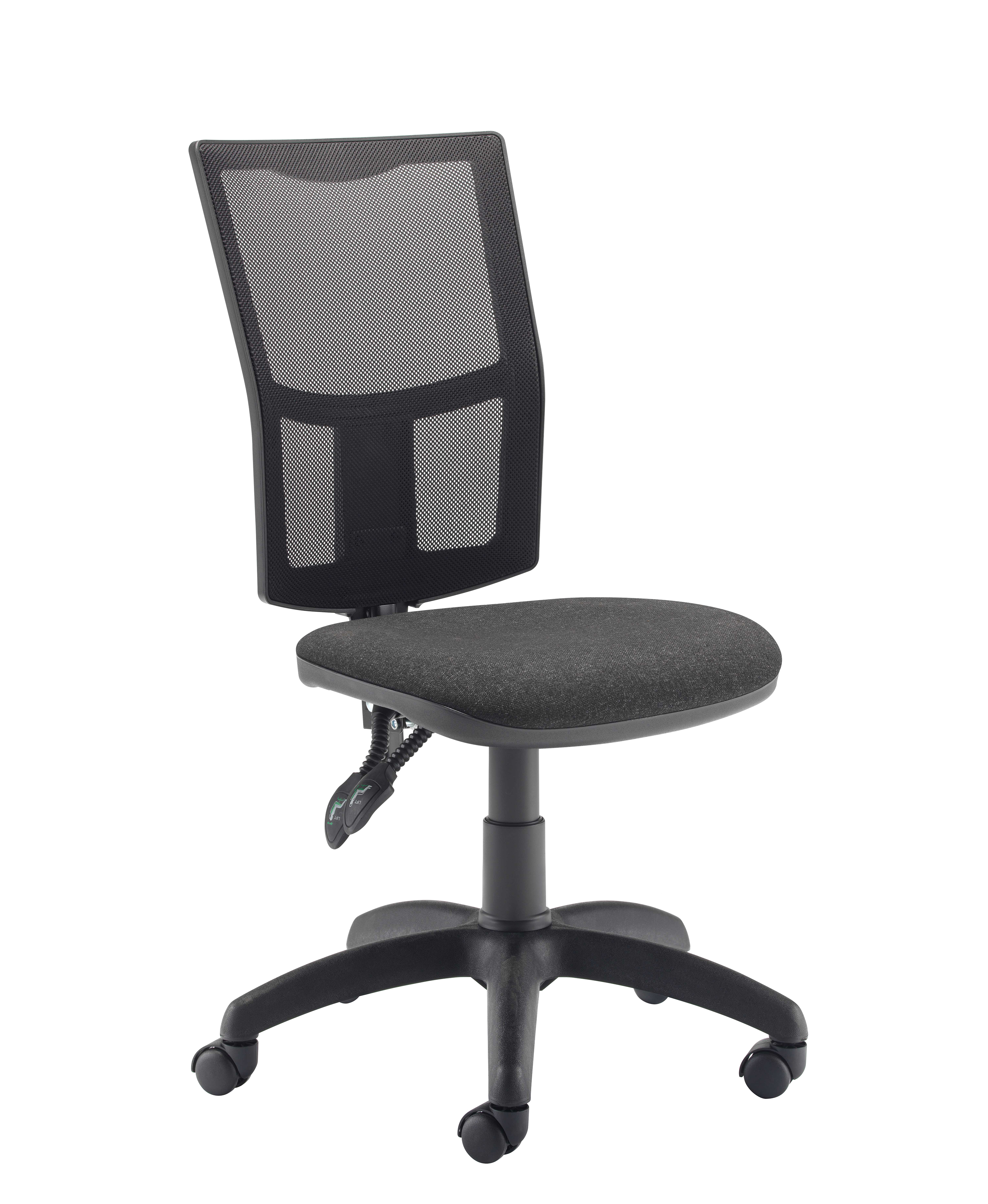 Calypso 2 Mesh Office Chair | No Arms | Charcoal