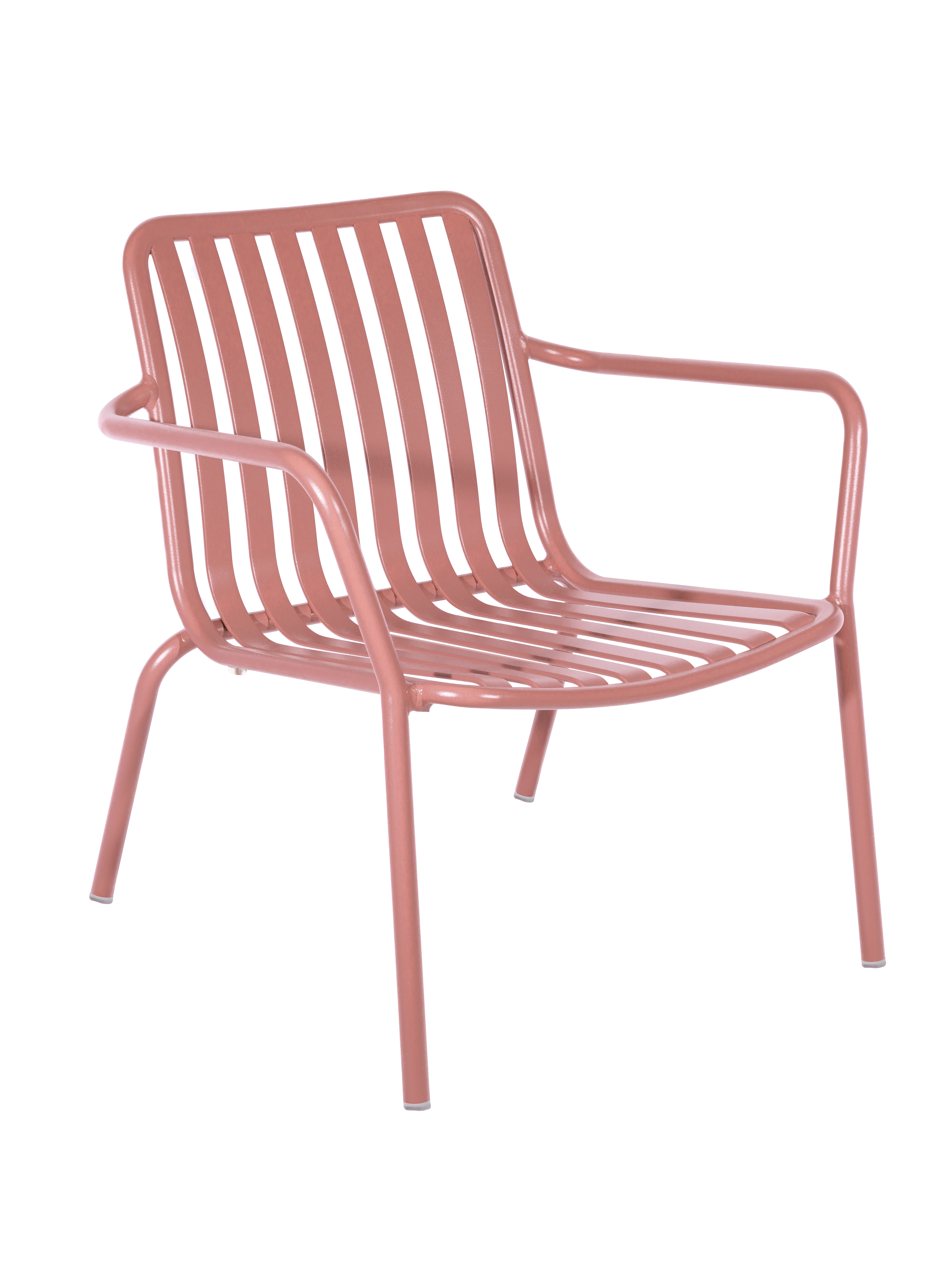 Breeze Aluminium Armchair | Low | Brick Dust