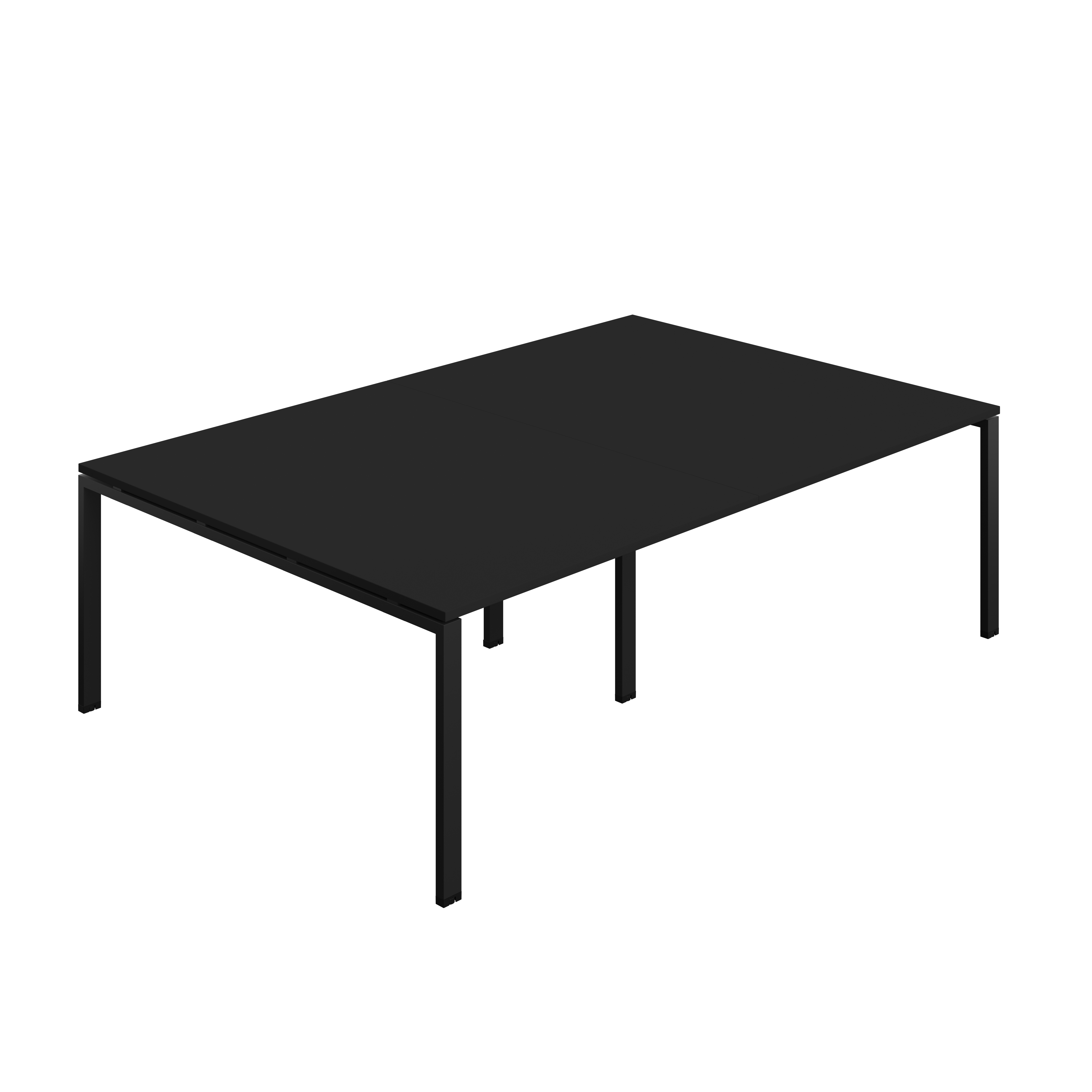 Synergy Meeting Table (FSC) : Goal Post Leg : 2400 | 1600 | Black/Black