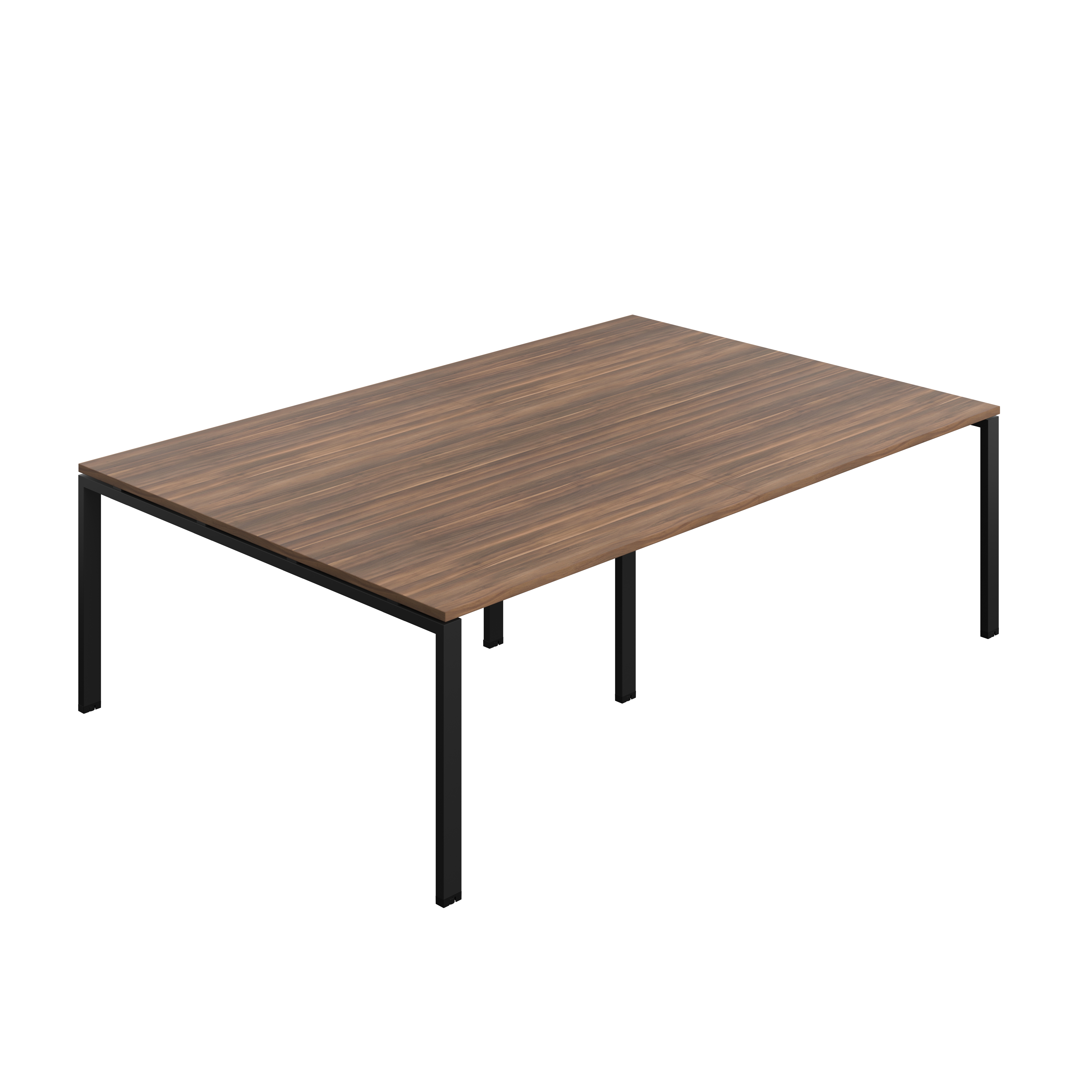Synergy Meeting Table (FSC) : Goal Post Leg : 2400 | 1600 | Dark Walnut/Black