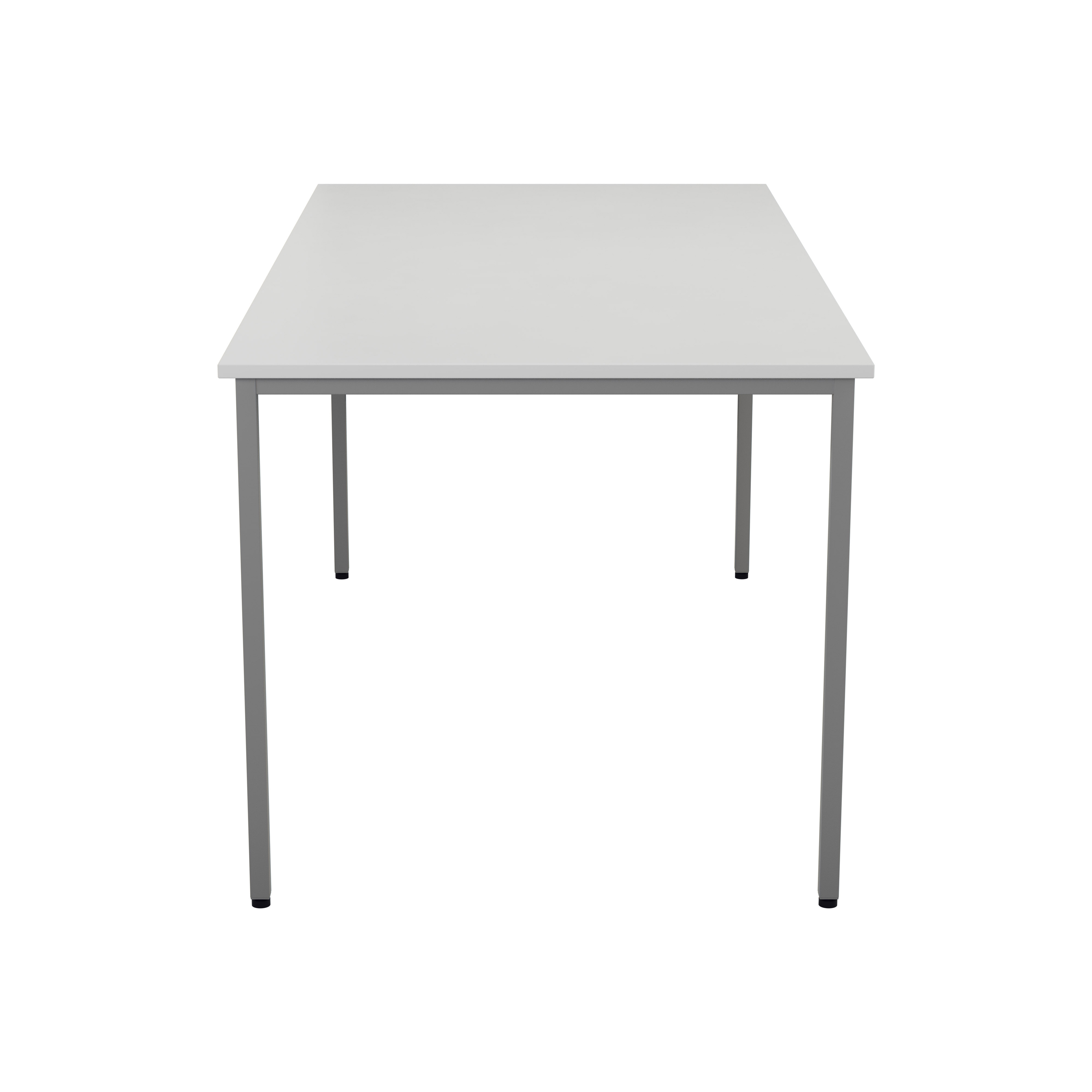 Rectangular Multipurpose Table | 1200 X 800 | White/Silver thumbnail 3