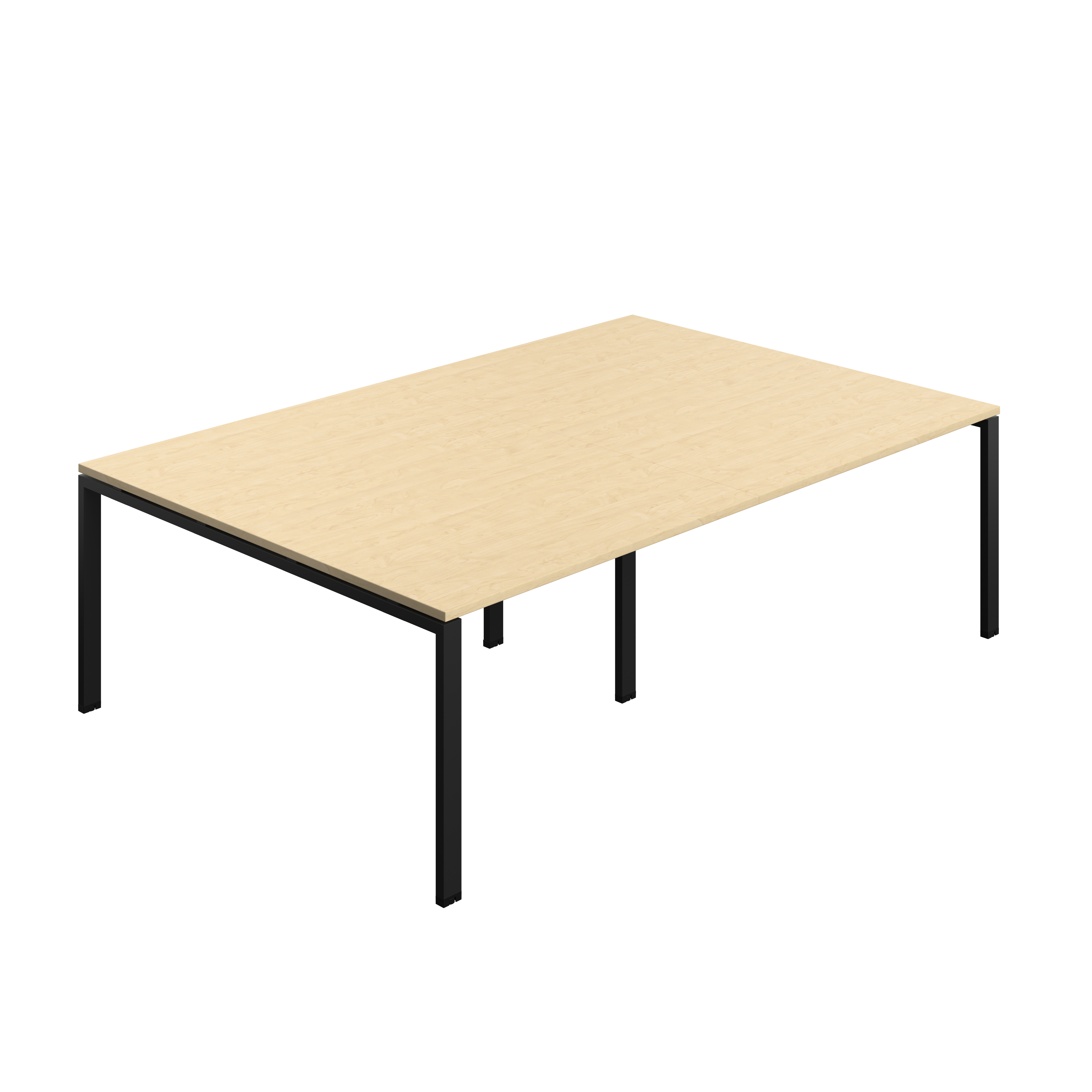 Synergy Meeting Table (FSC) : Goal Post Leg : 2400 | 1600 | Maple/Black