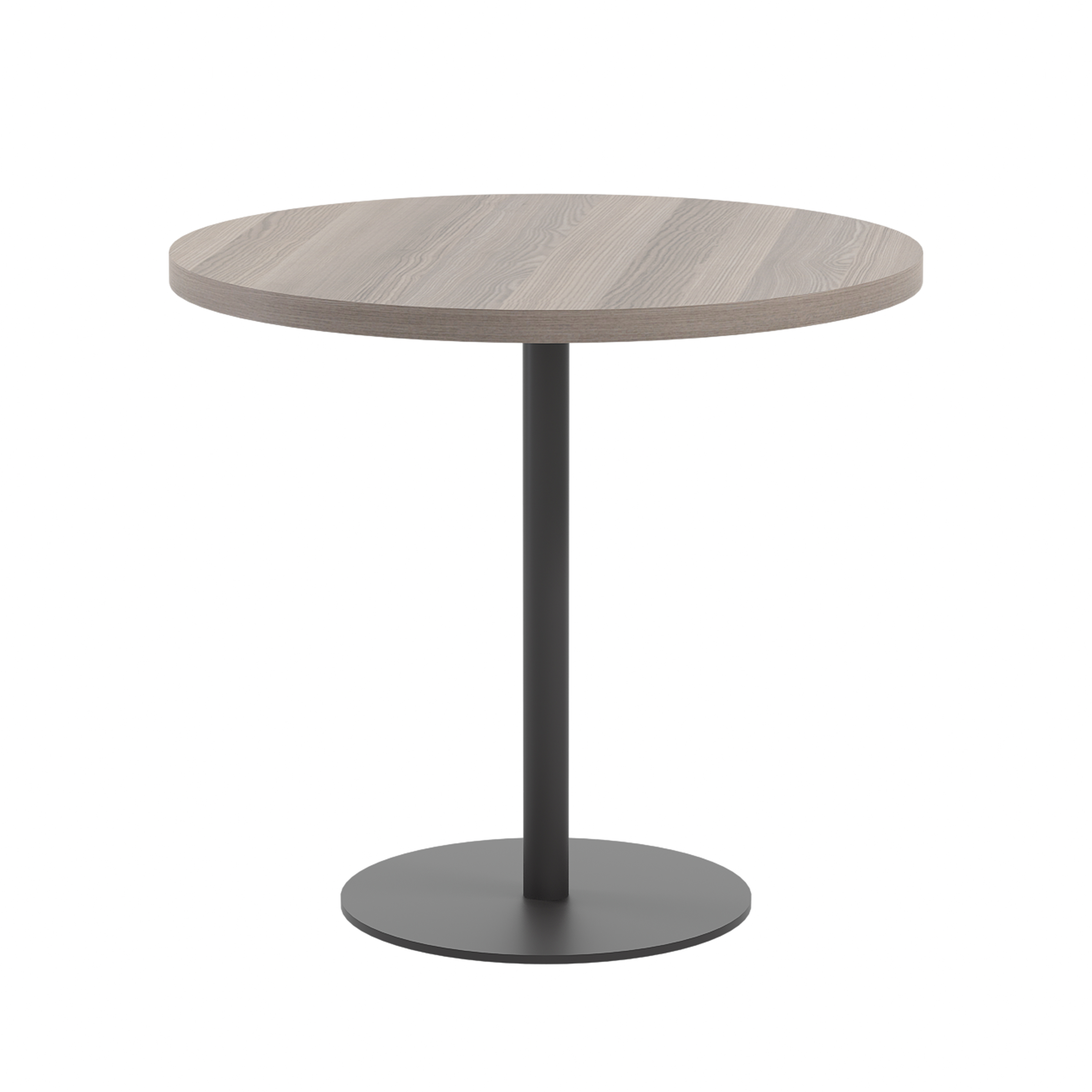 Contract Table Mid (FSC) | 800mm | Grey Oak/Black thumbnail 5