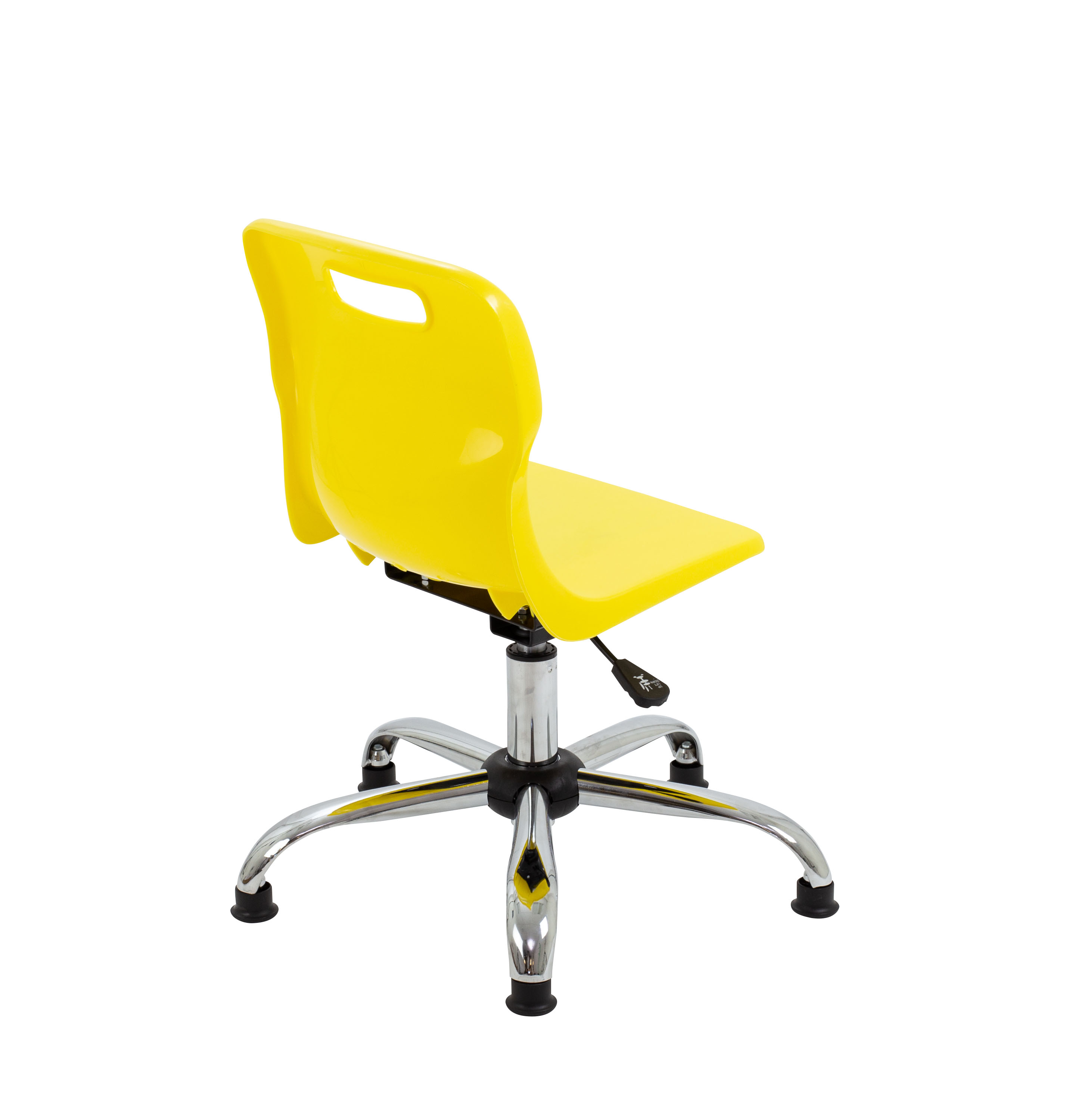Titan Swivel Junior Chair with Chrome Base and Glides thumbnail 4