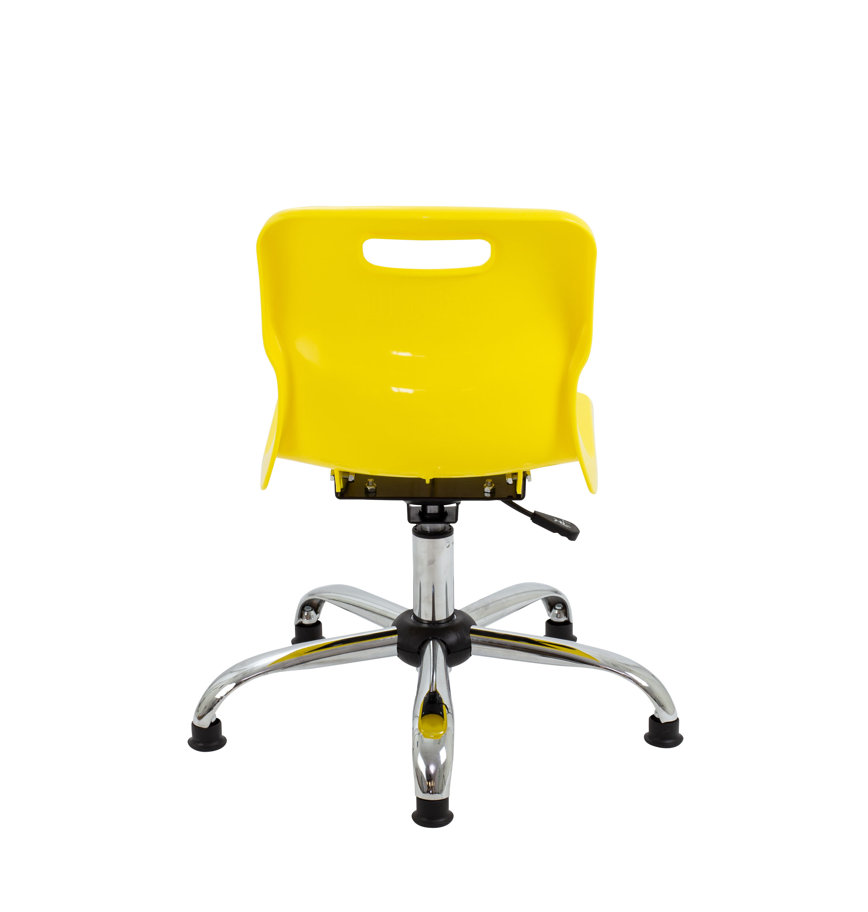 Titan Swivel Junior Chair with Chrome Base and Glides thumbnail 5