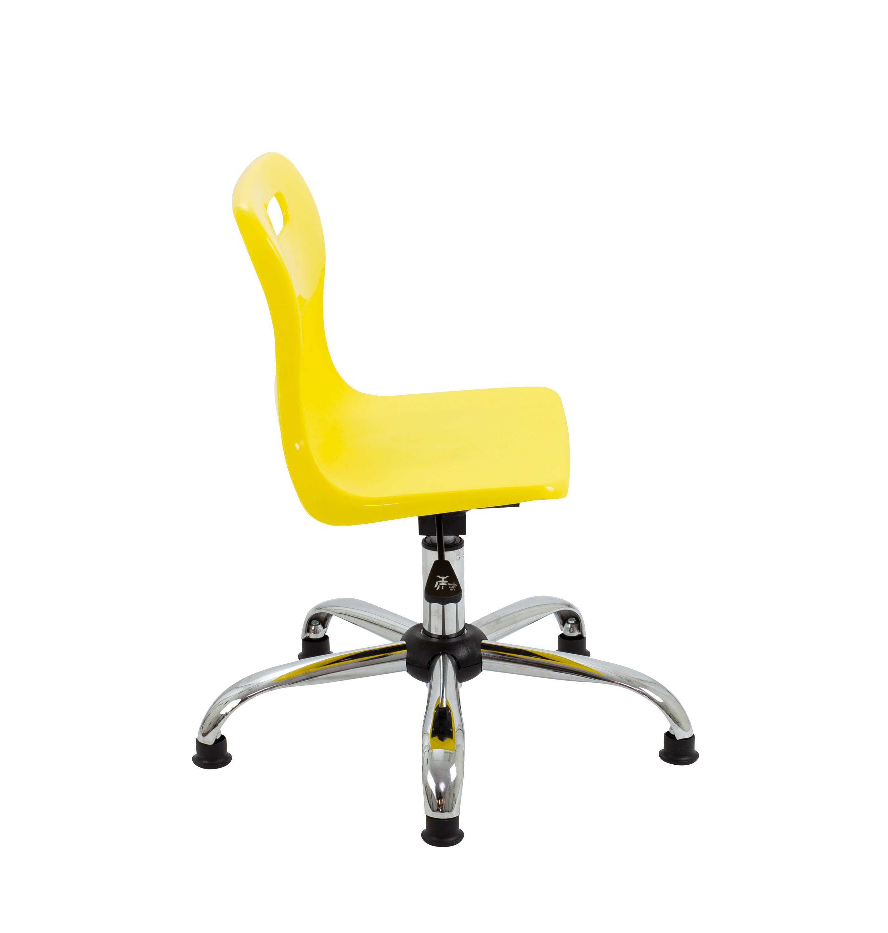 Titan Swivel Junior Chair with Chrome Base and Glides thumbnail 3