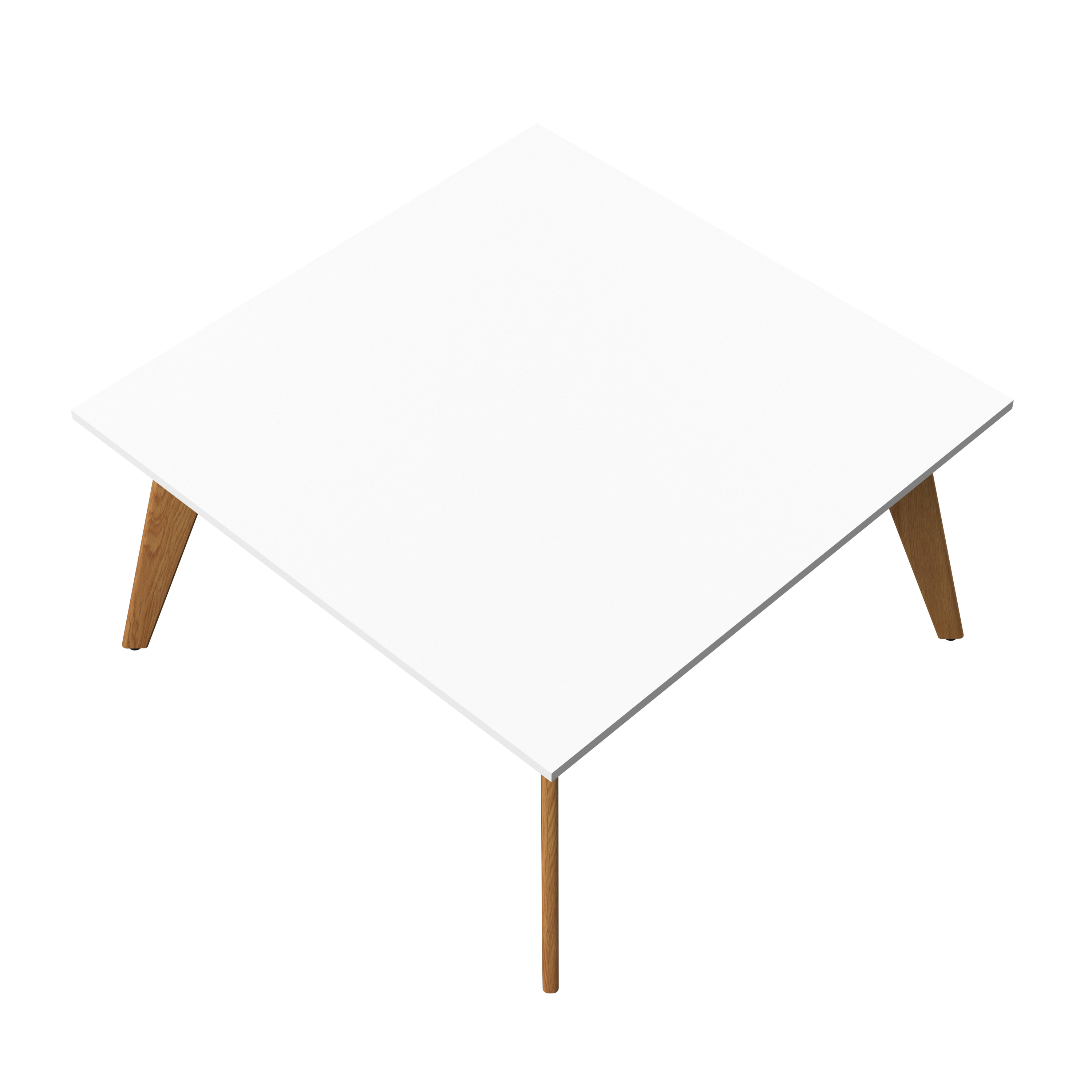 Plateau Square Table (FSC) | 1400mm | White thumbnail 3