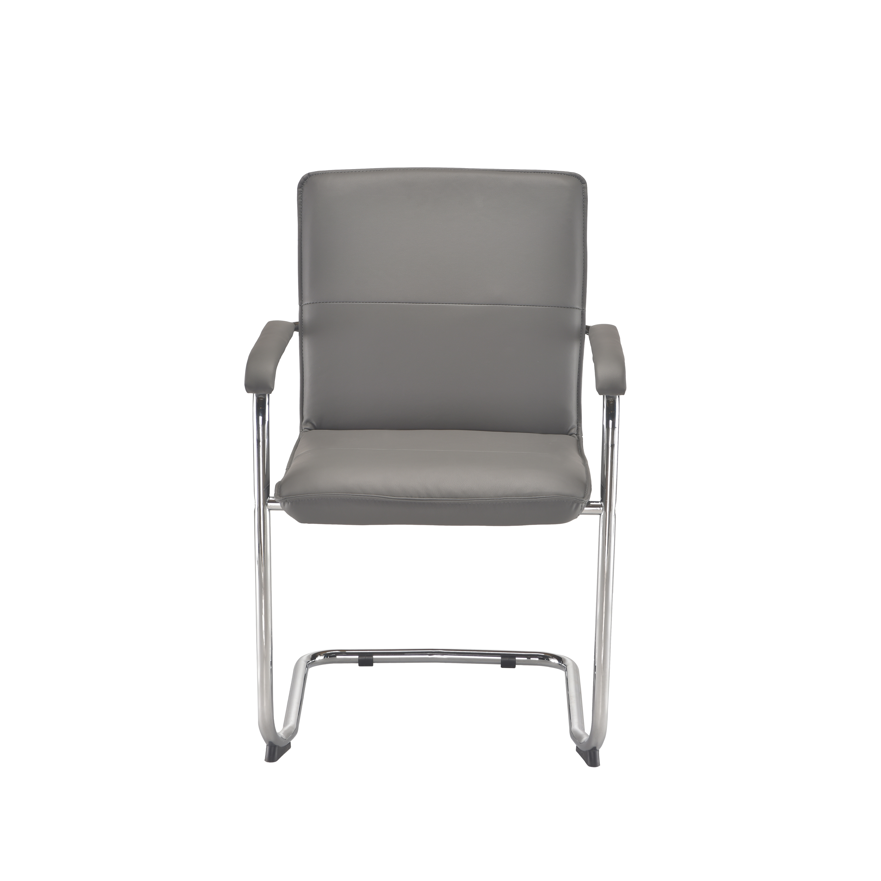 Pavia Visitor Chair | Grey Pu thumbnail 2