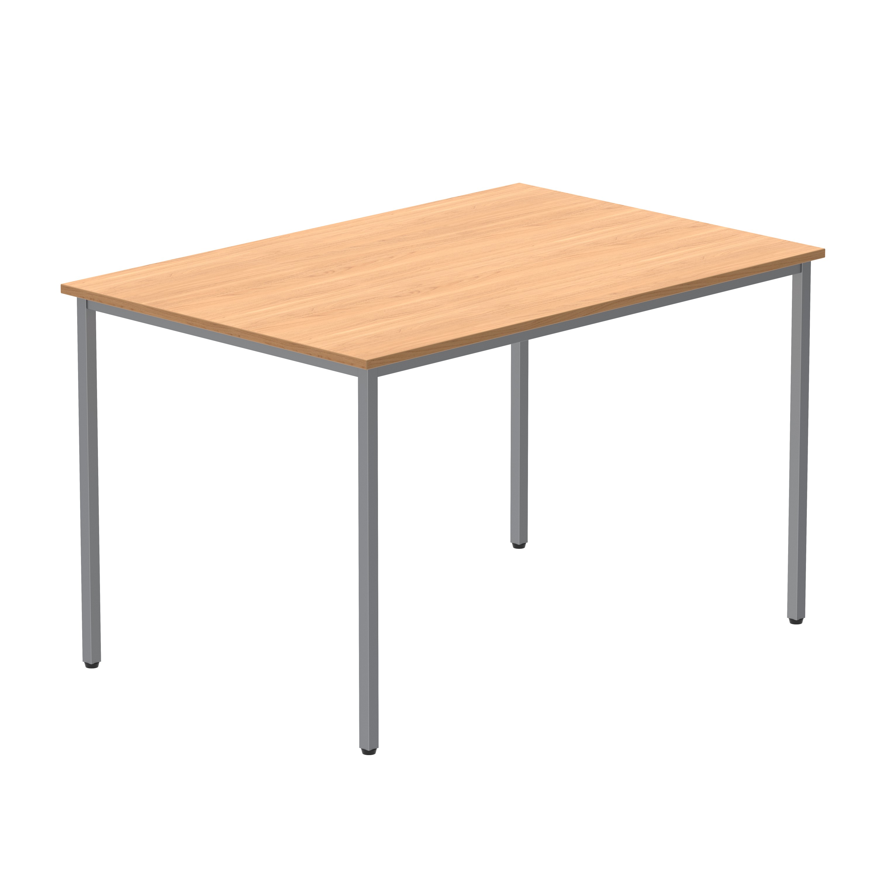 Office Rectangular Multi-Use Table (FSC) | 1200X800 | Norwegian Beech/Silver thumbnail 6