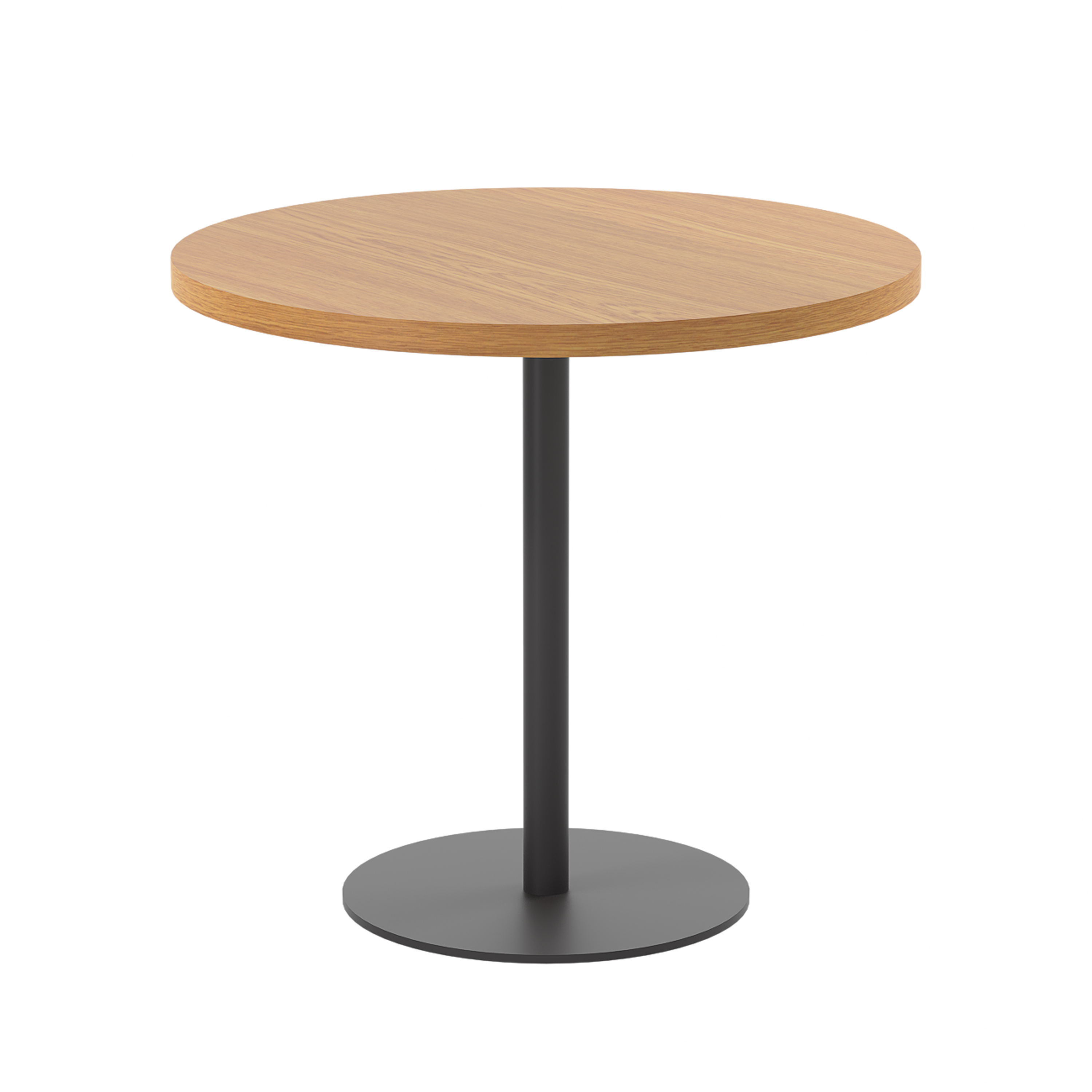 Contract Table Mid (FSC) | 800mm | Nova Oak/Black thumbnail 4