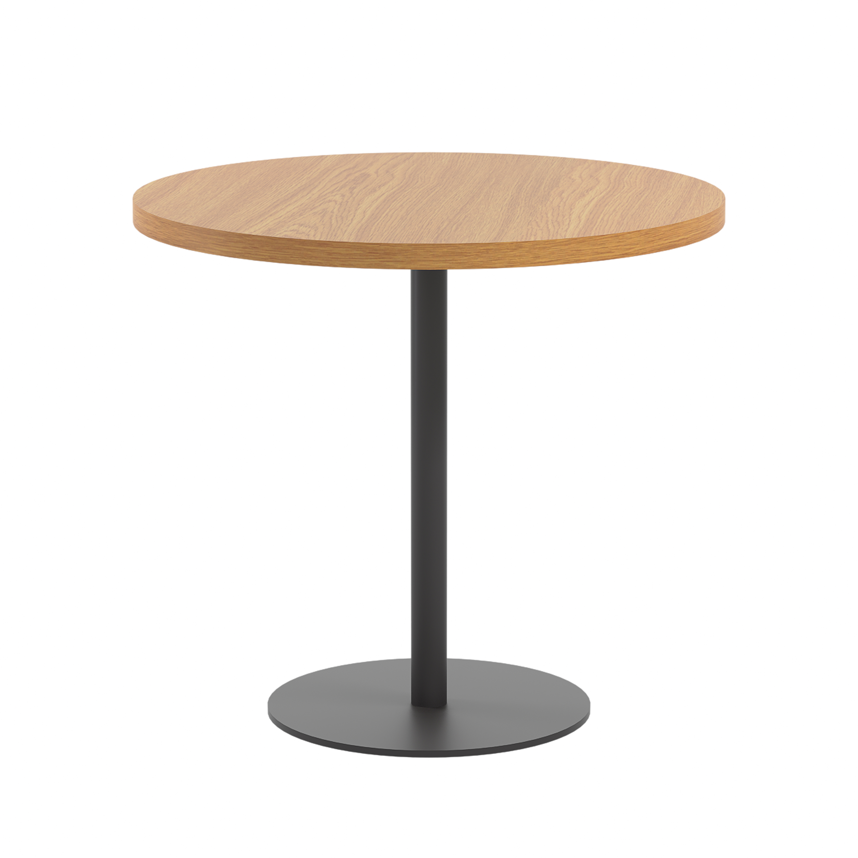 Contract Table Mid (FSC) | 800mm | Nova Oak/Black thumbnail 5