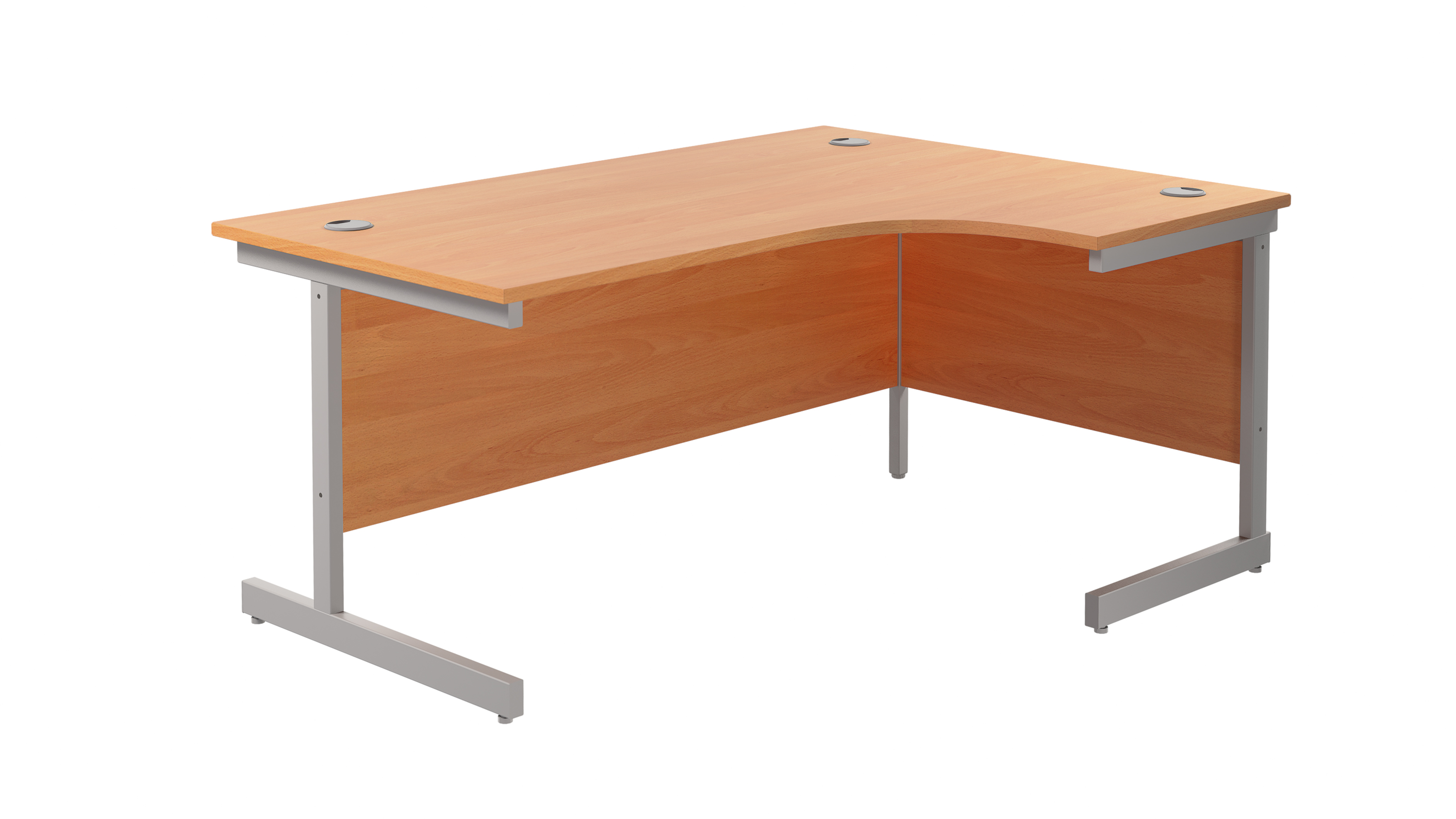 Single+Upright+Right+Hand+Radial+Desk+%28FSC%29+1600+X+1200+Beech%2FSilver