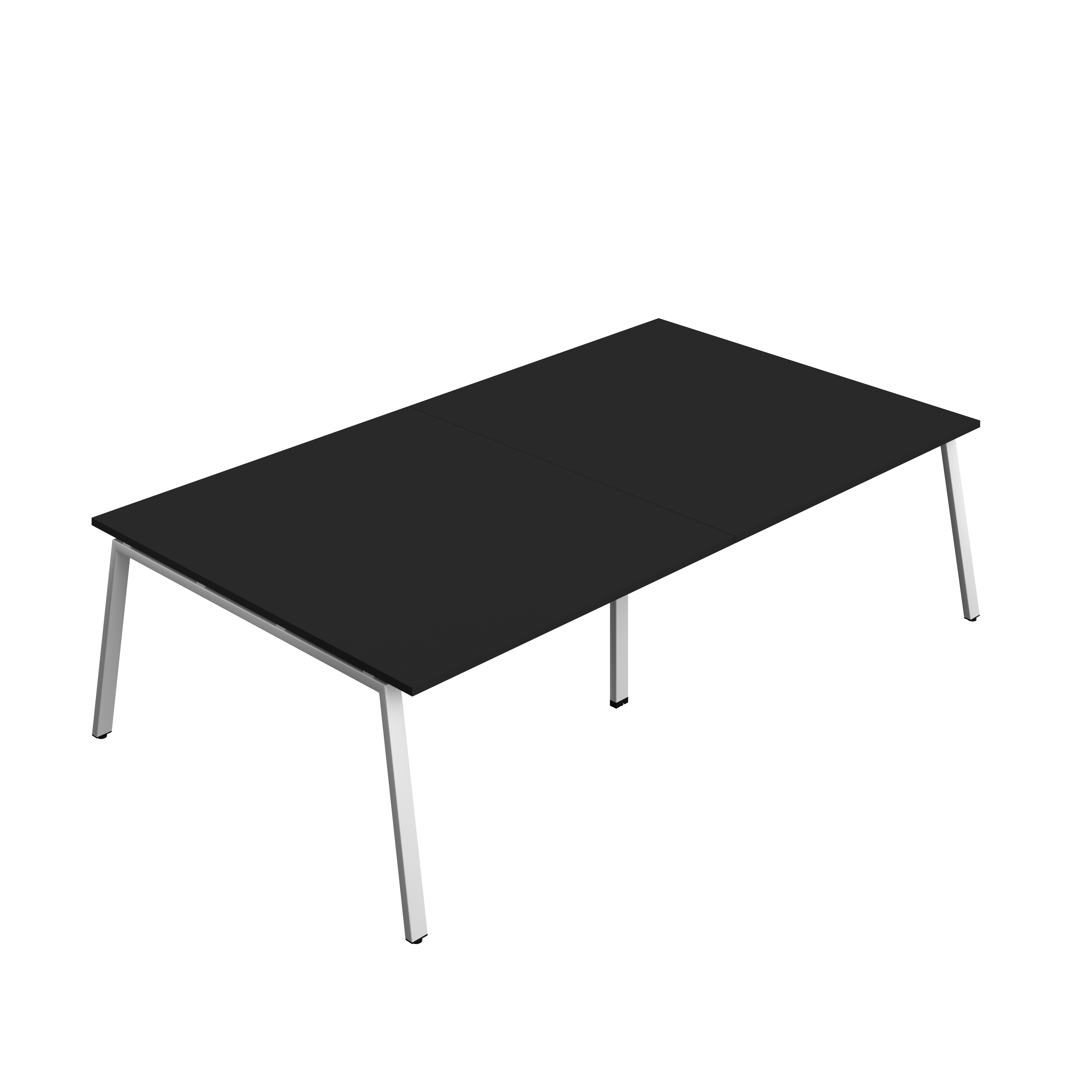 Synergy Meeting Table (FSC) : A-Frame Leg : 2800 | 1600 | Black/Silver