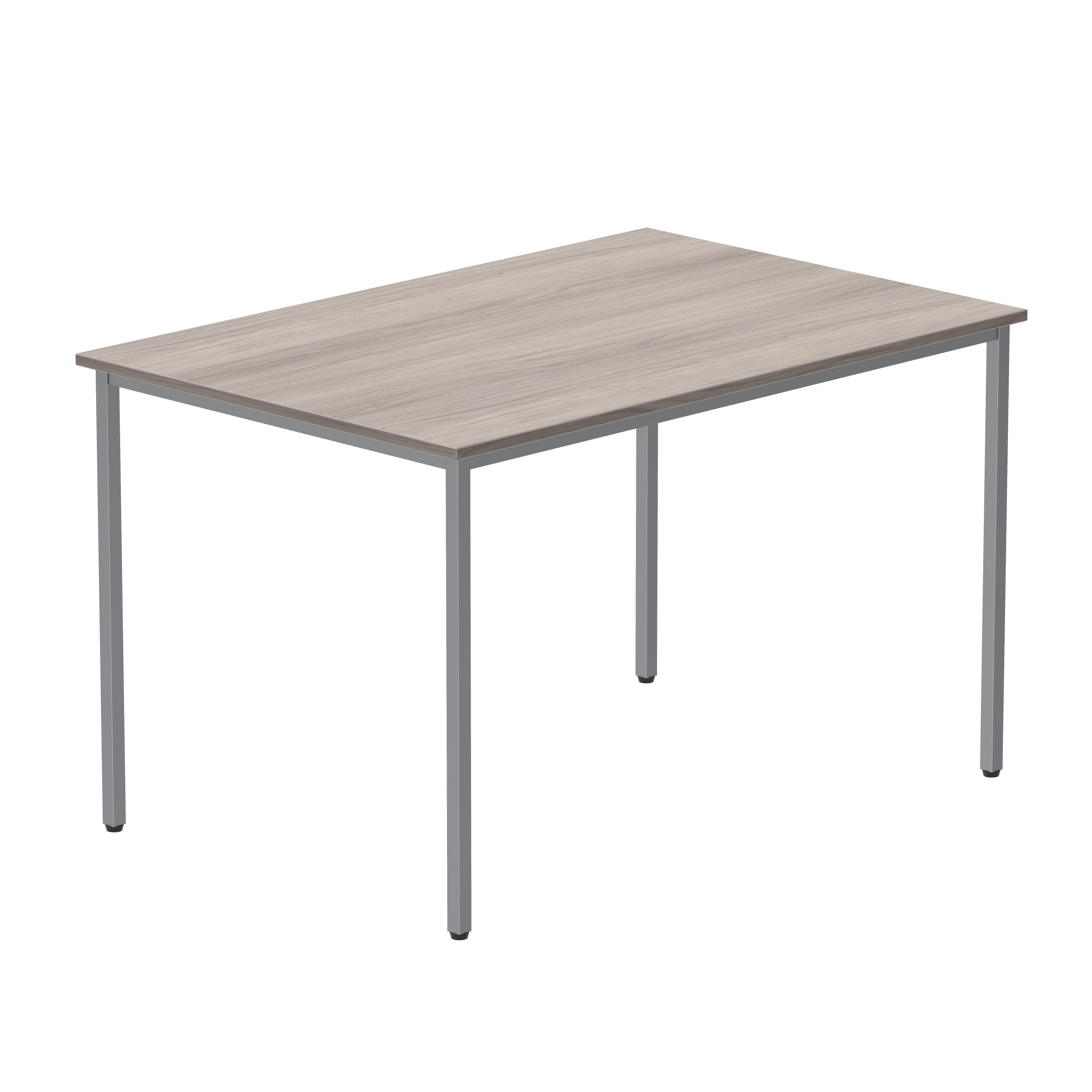Office Rectangular Multi-Use Table (FSC) | 1200X800 | Alaskan Grey Oak/Silver thumbnail 6