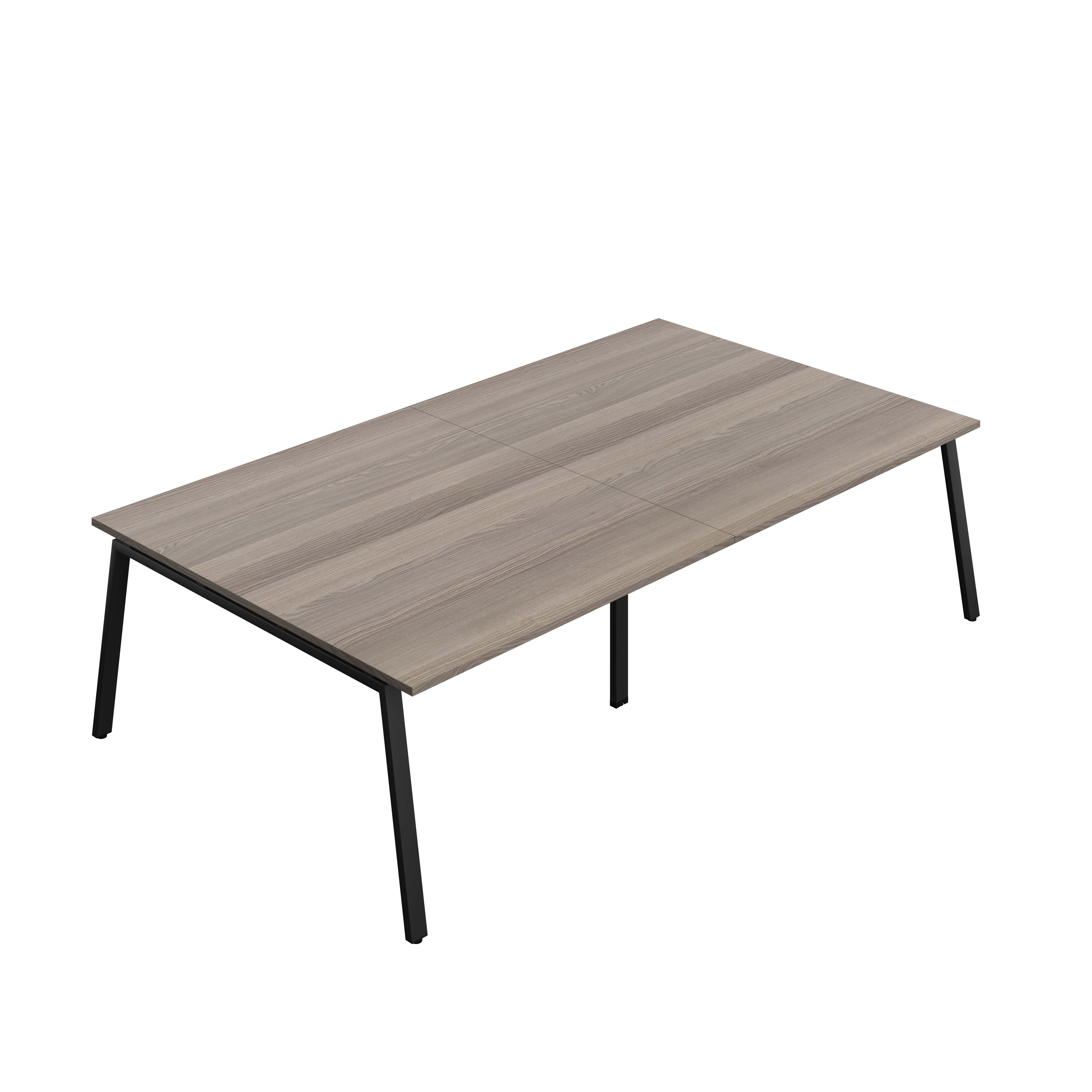 Synergy Meeting Table (FSC) : A-Frame Leg : 2800 | 1600 | Grey Oak/Black