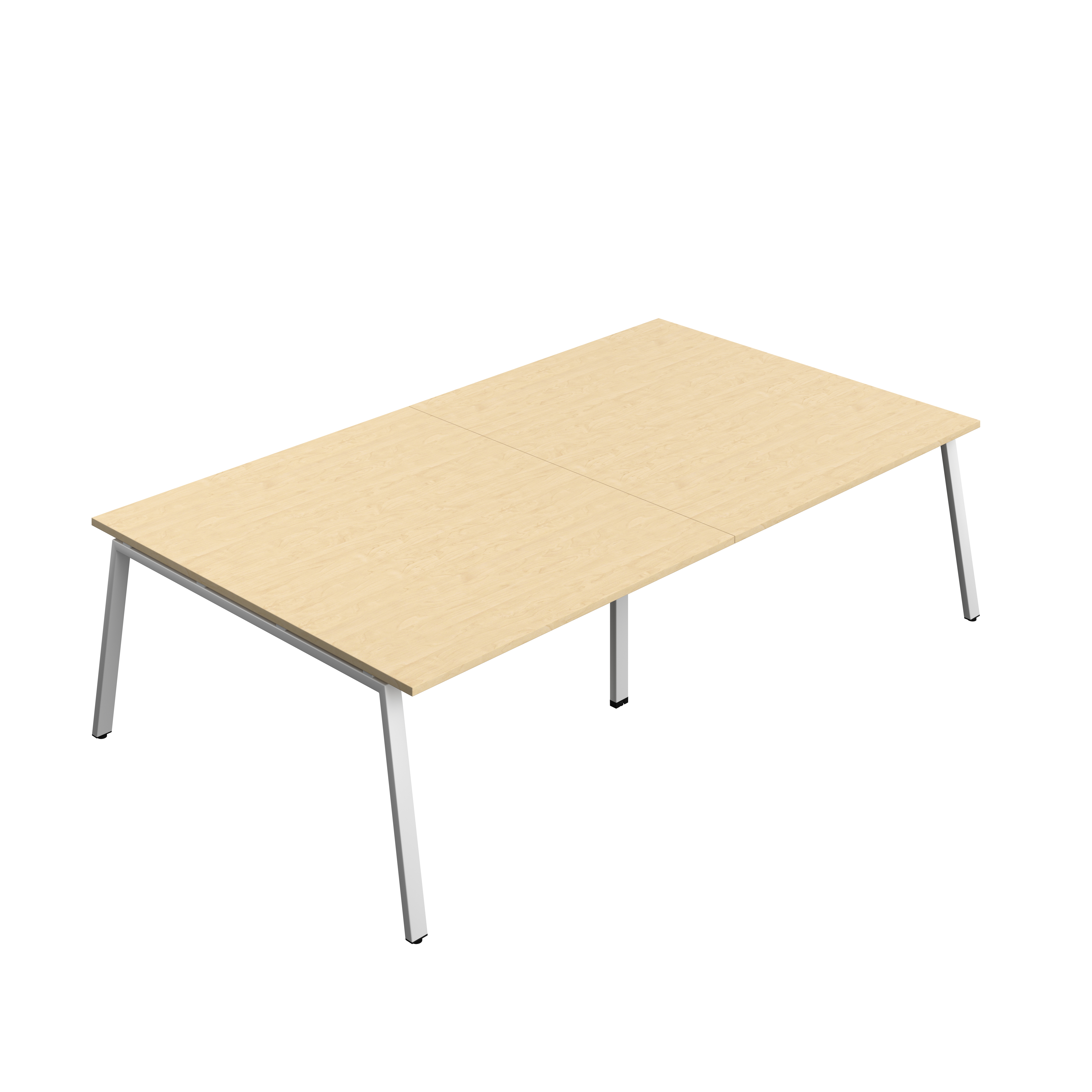Synergy Meeting Table (FSC) : A-Frame Leg : 2800 | 1600 | Maple/Silver