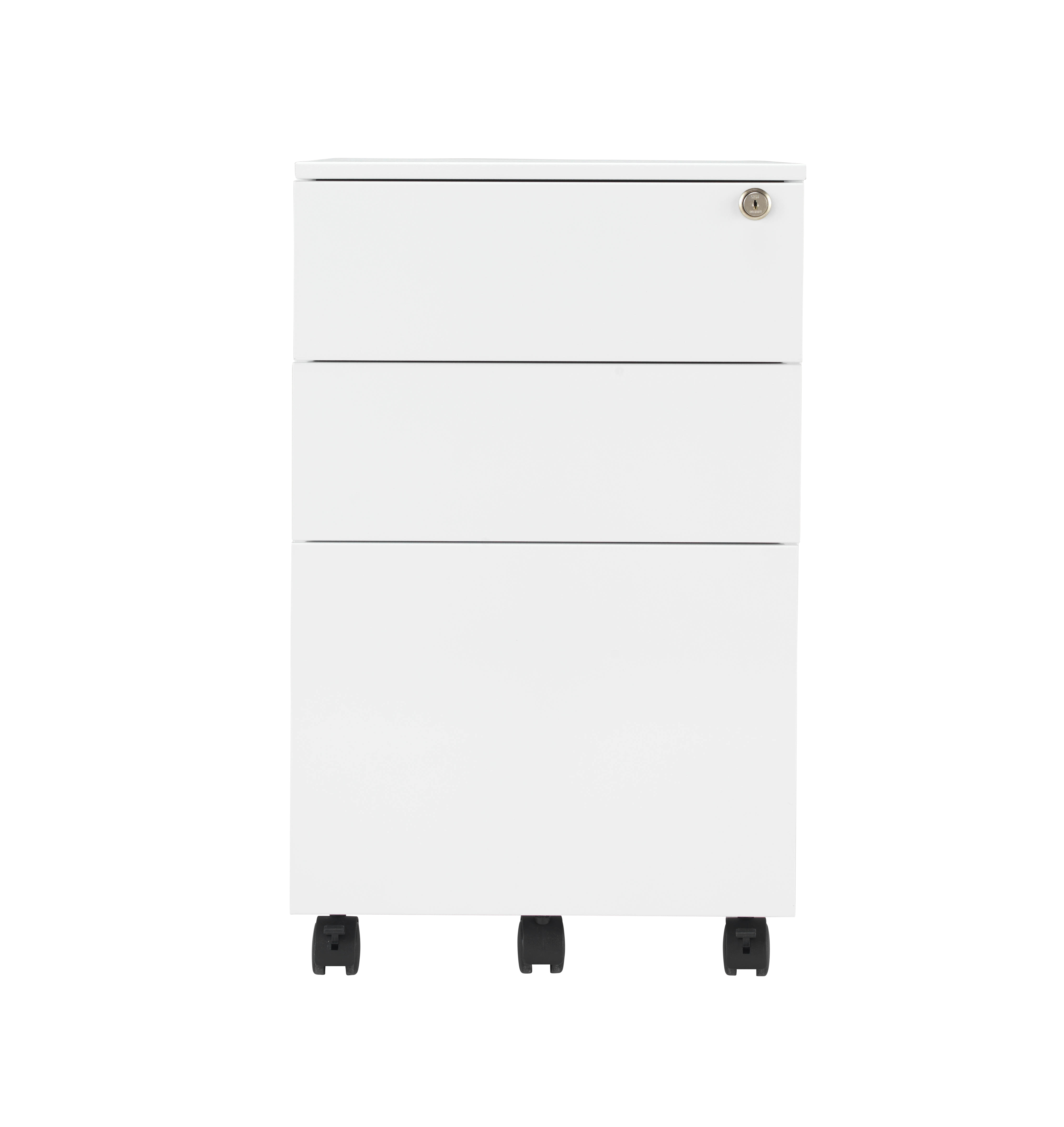Under Desk Steel Pedestal 3 Drawers thumbnail 2