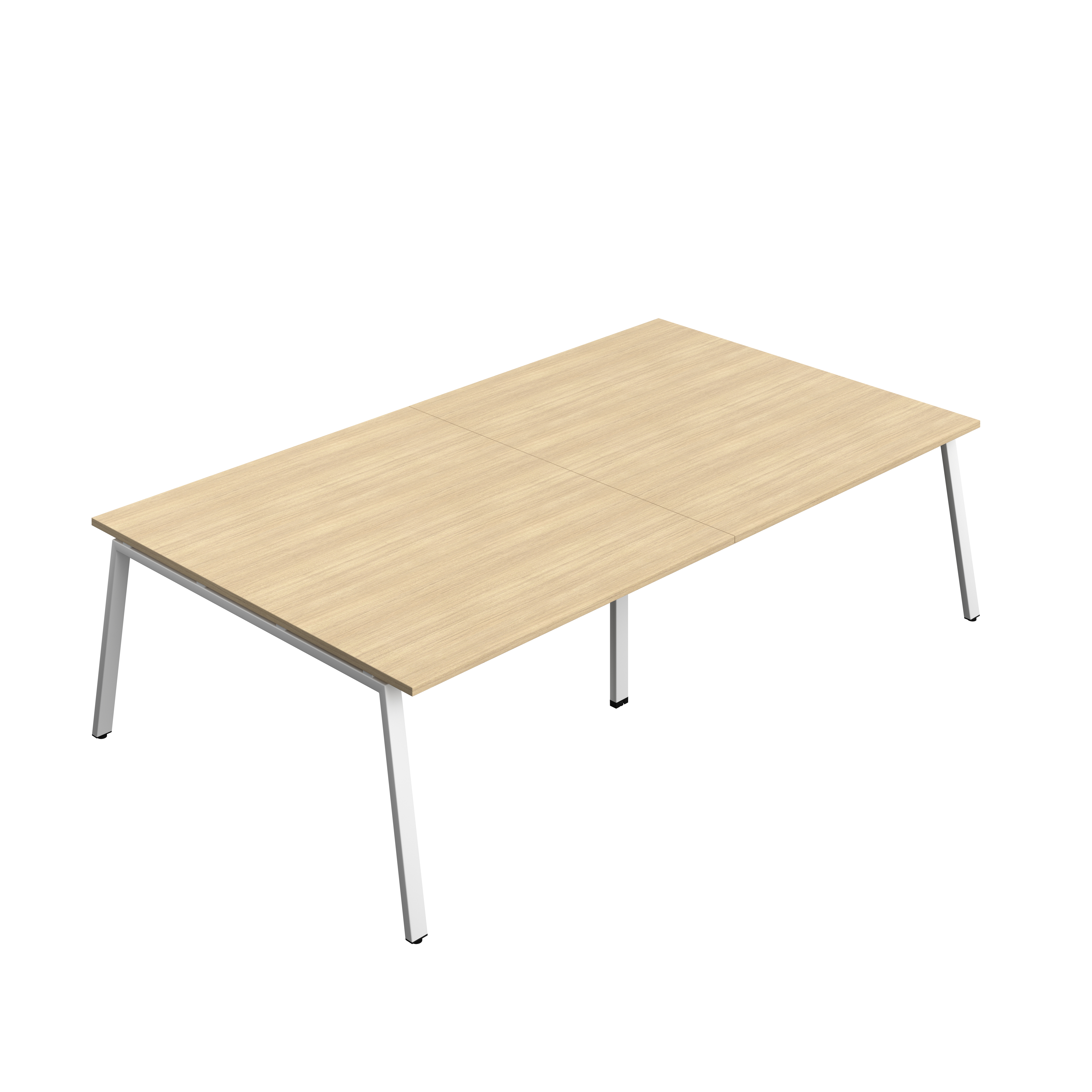Synergy Meeting Table (FSC) : A-Frame Leg : 2800 | 1600 | Nova Oak/White