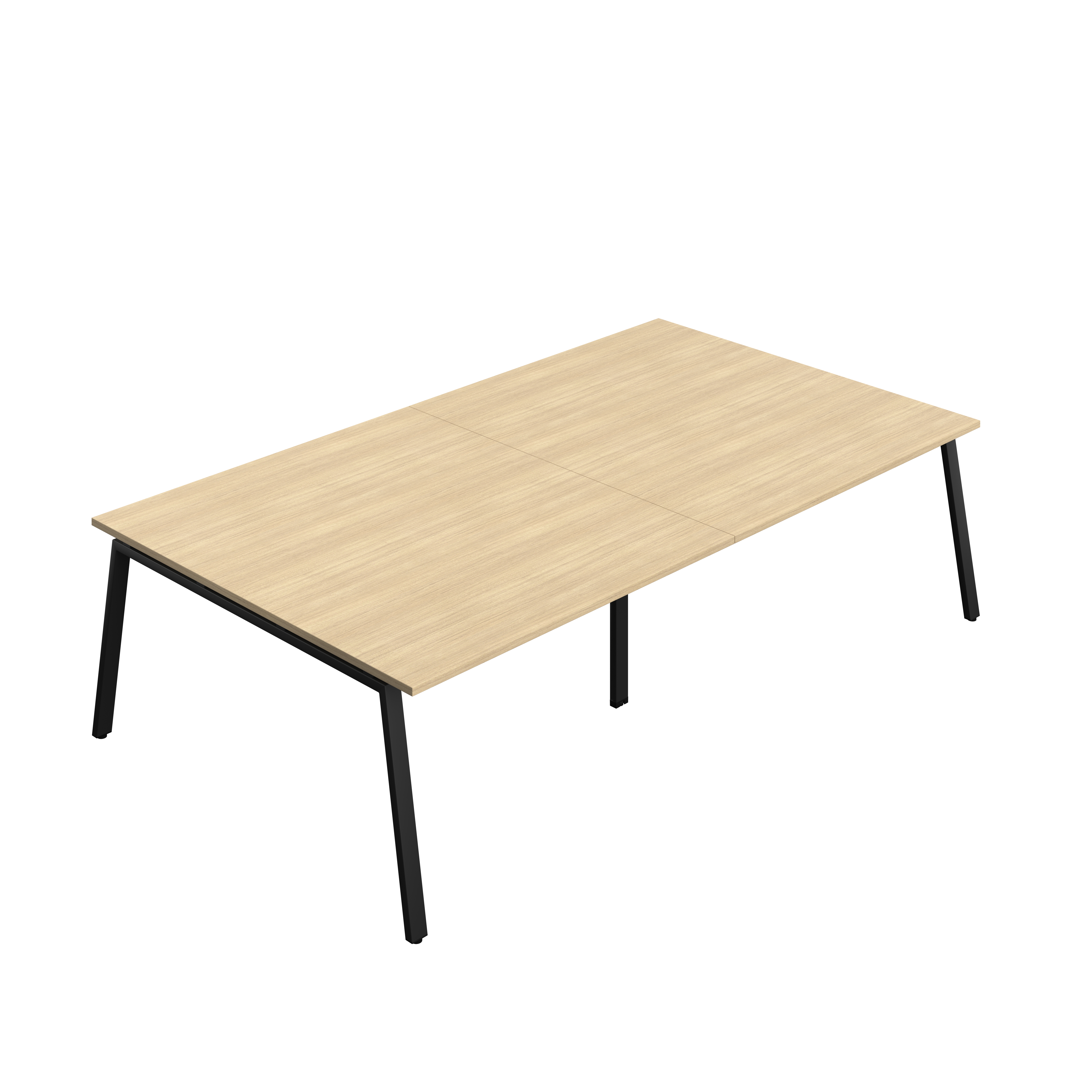 Synergy Meeting Table (FSC) : A-Frame Leg : 2800 | 1600 | Nova Oak/Black