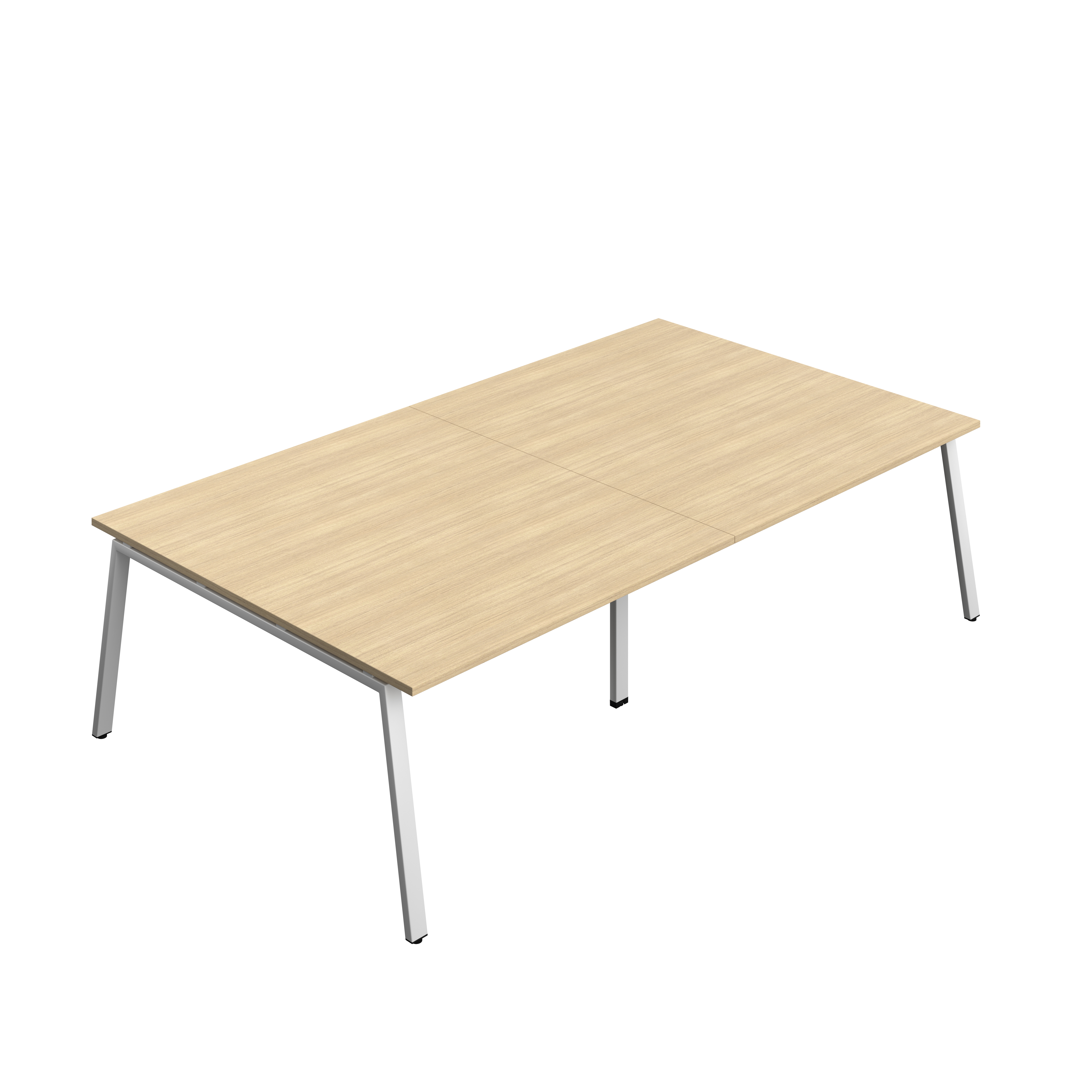 Synergy Meeting Table (FSC) : A-Frame Leg : 2800 | 1600 | Nova Oak/Silver