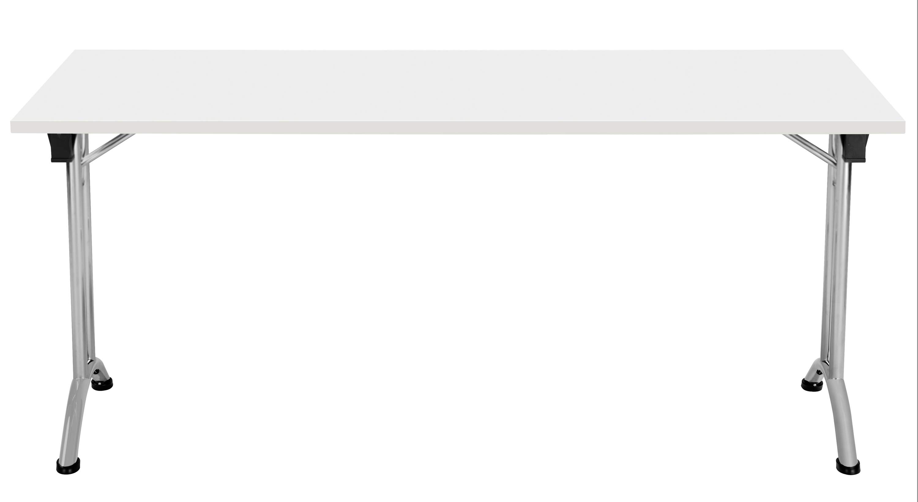 One Union Rectangular Folding Table (FSC) | 1600 X 700 | White/Silver