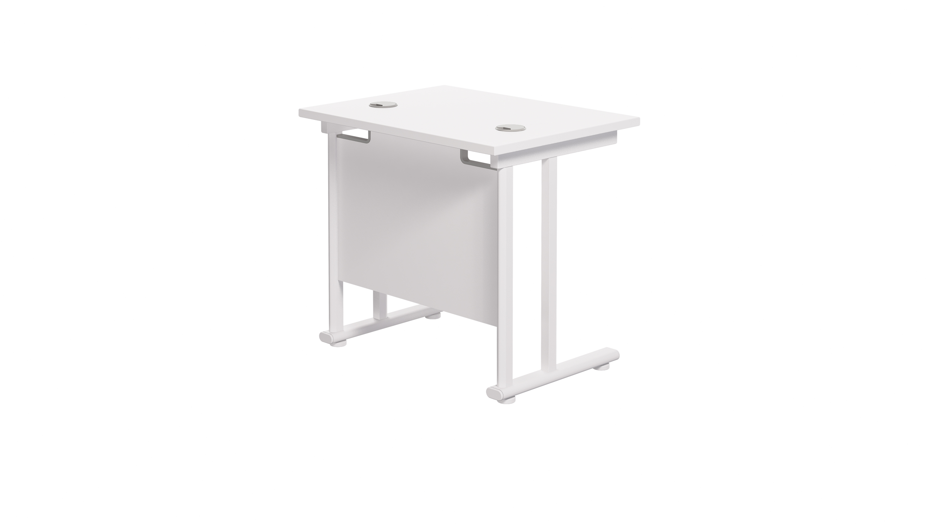 Twin Upright Rectangular Desk: 600mm Deep (FSC) thumbnail 4